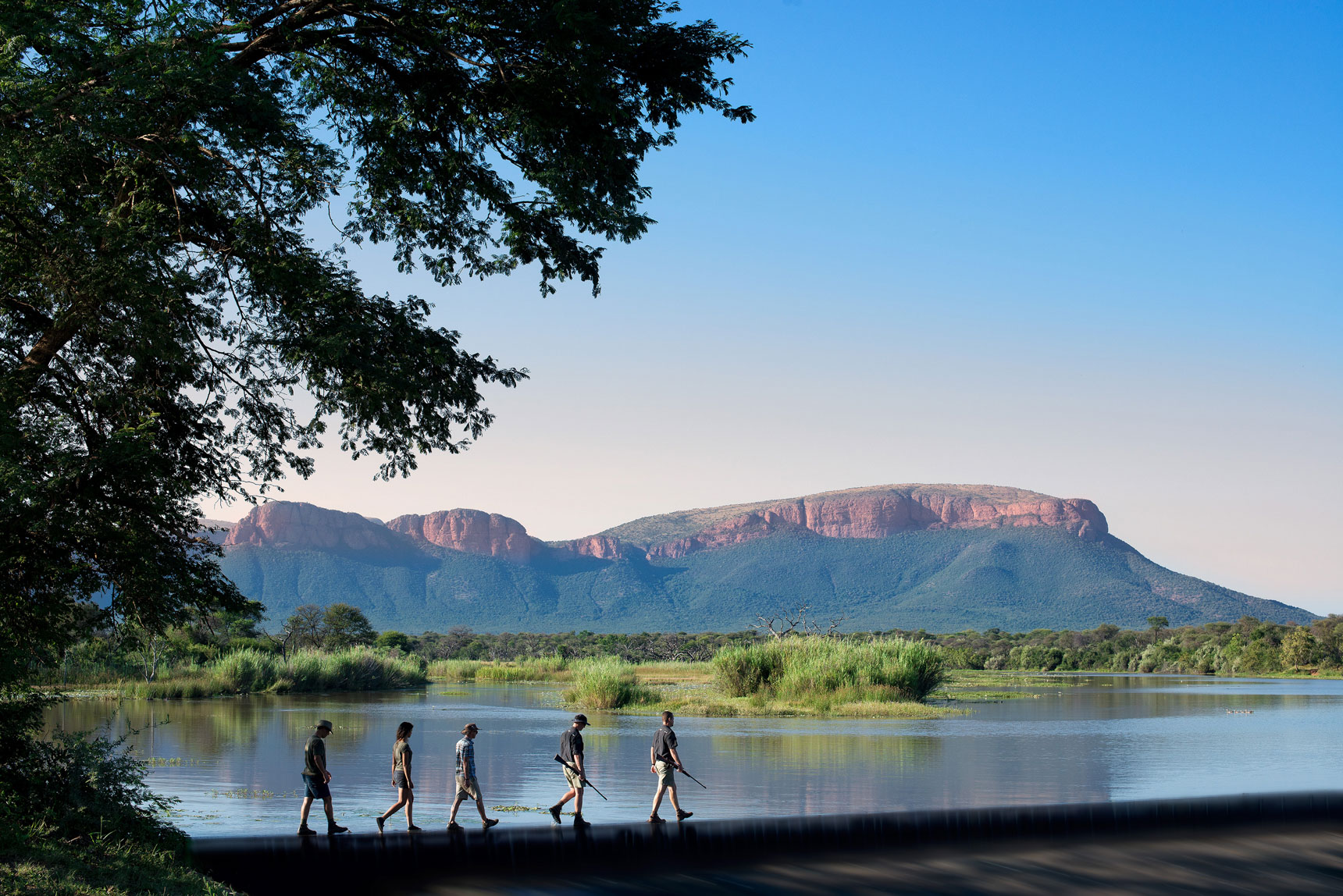 Exterior view of one of Marataba's Luxury Tented Suites