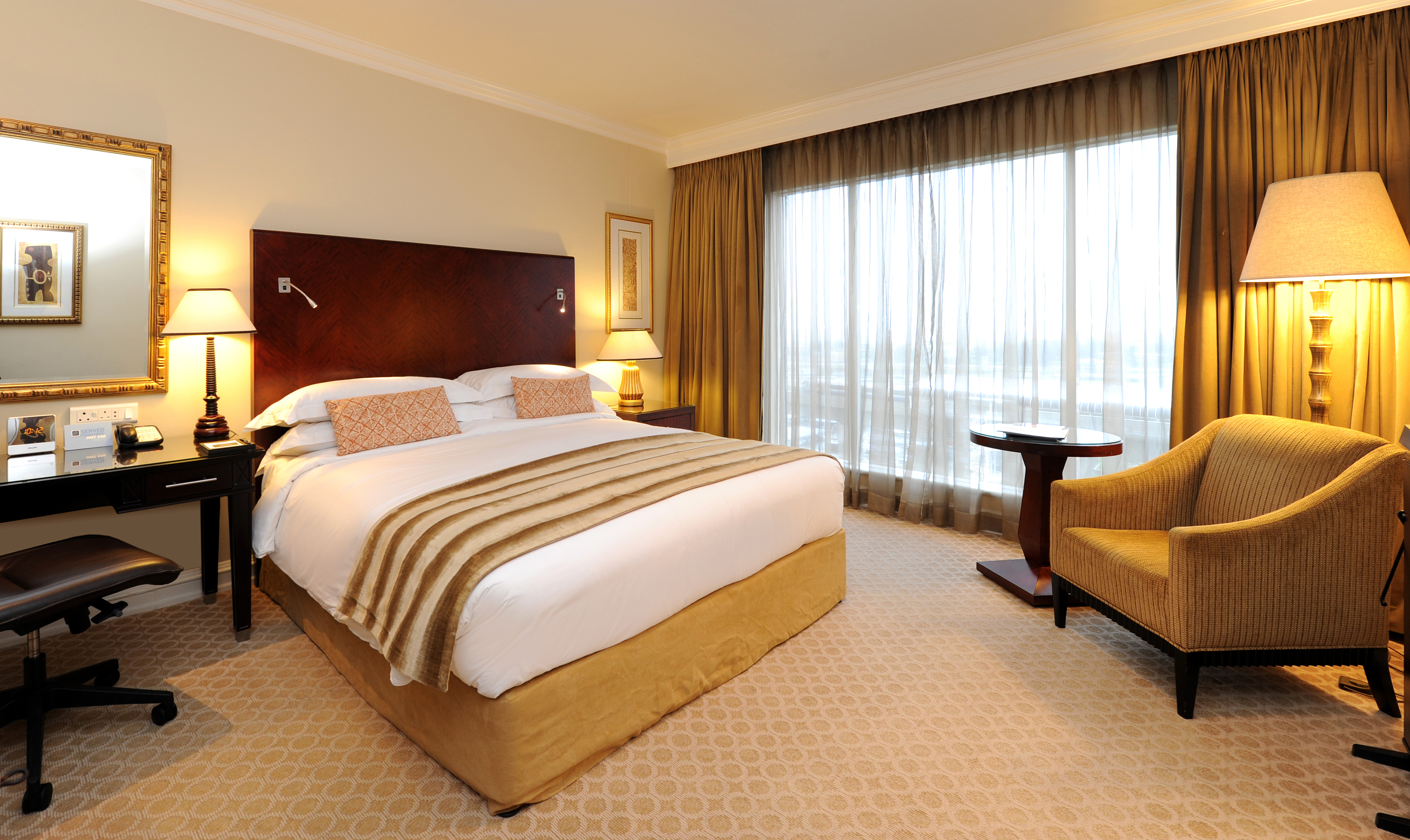 Tastefully decorated with subtle influences from Africa. Rooms are 100% soundproof