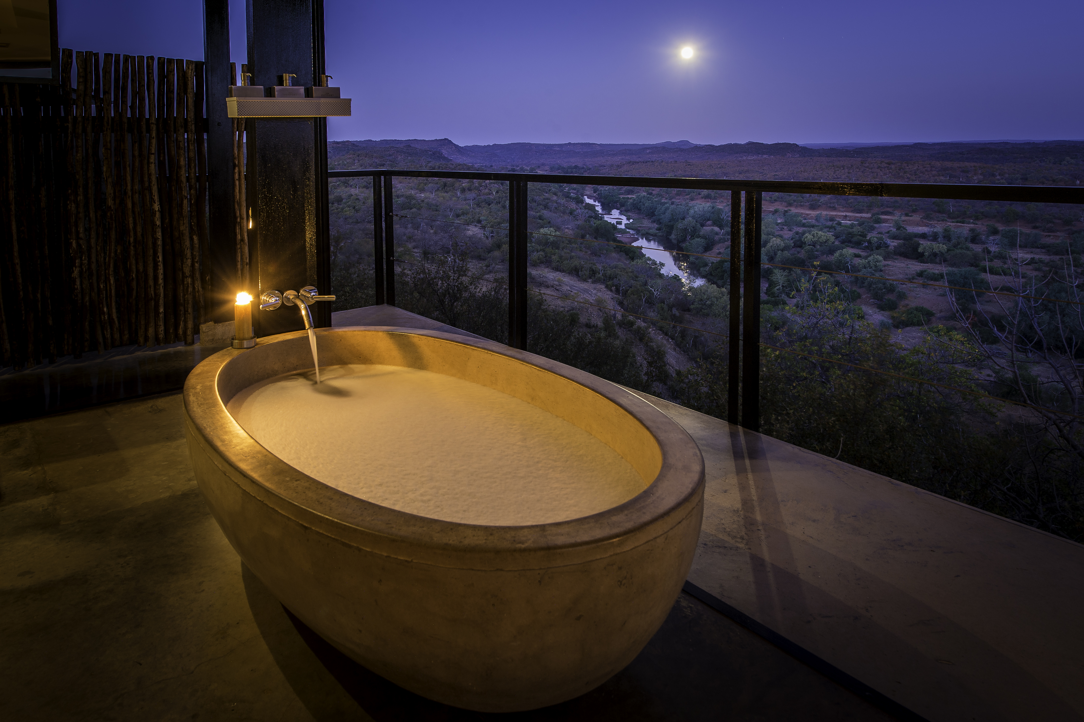 A bath with a view