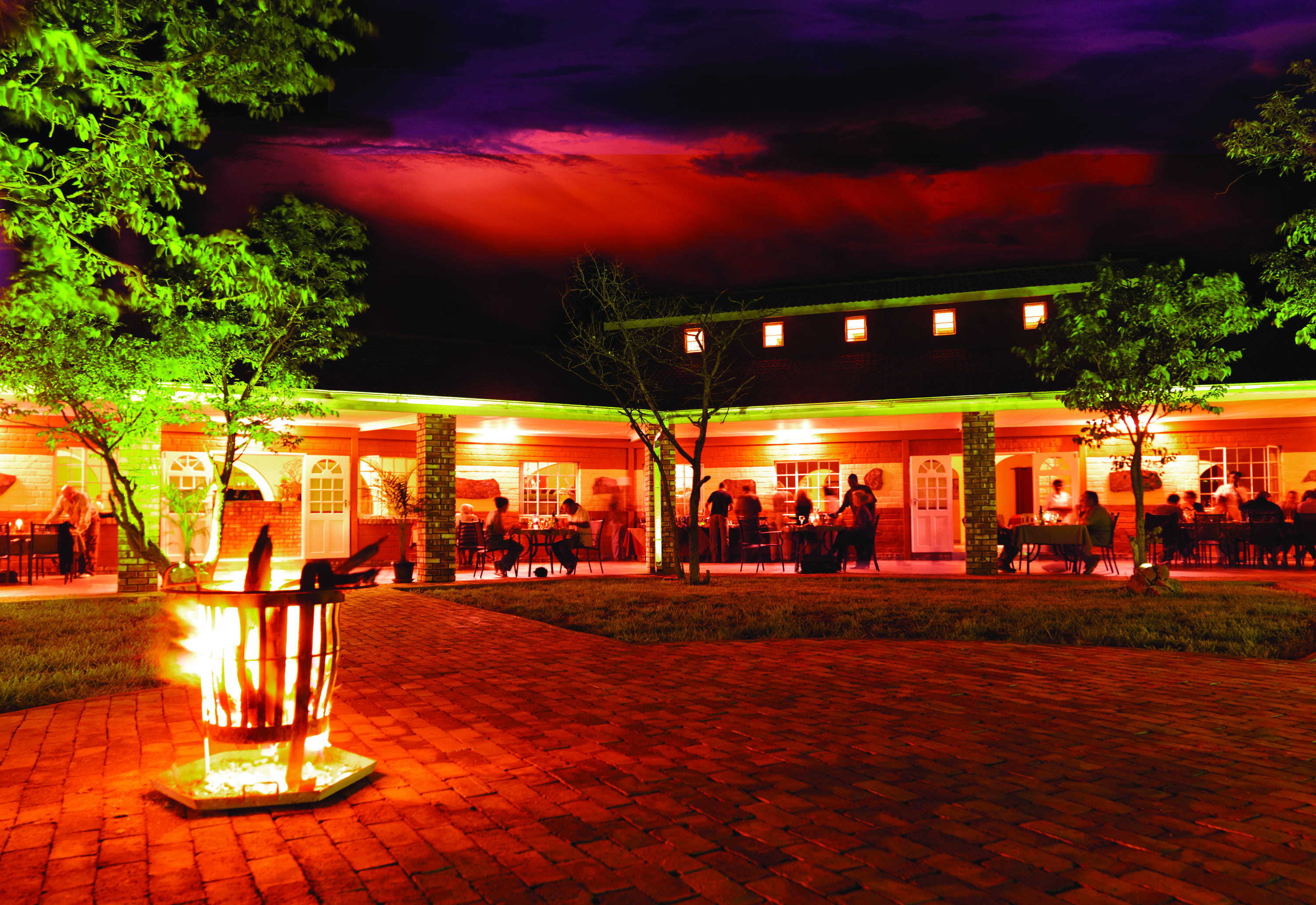 Damara Mopane outdoor area