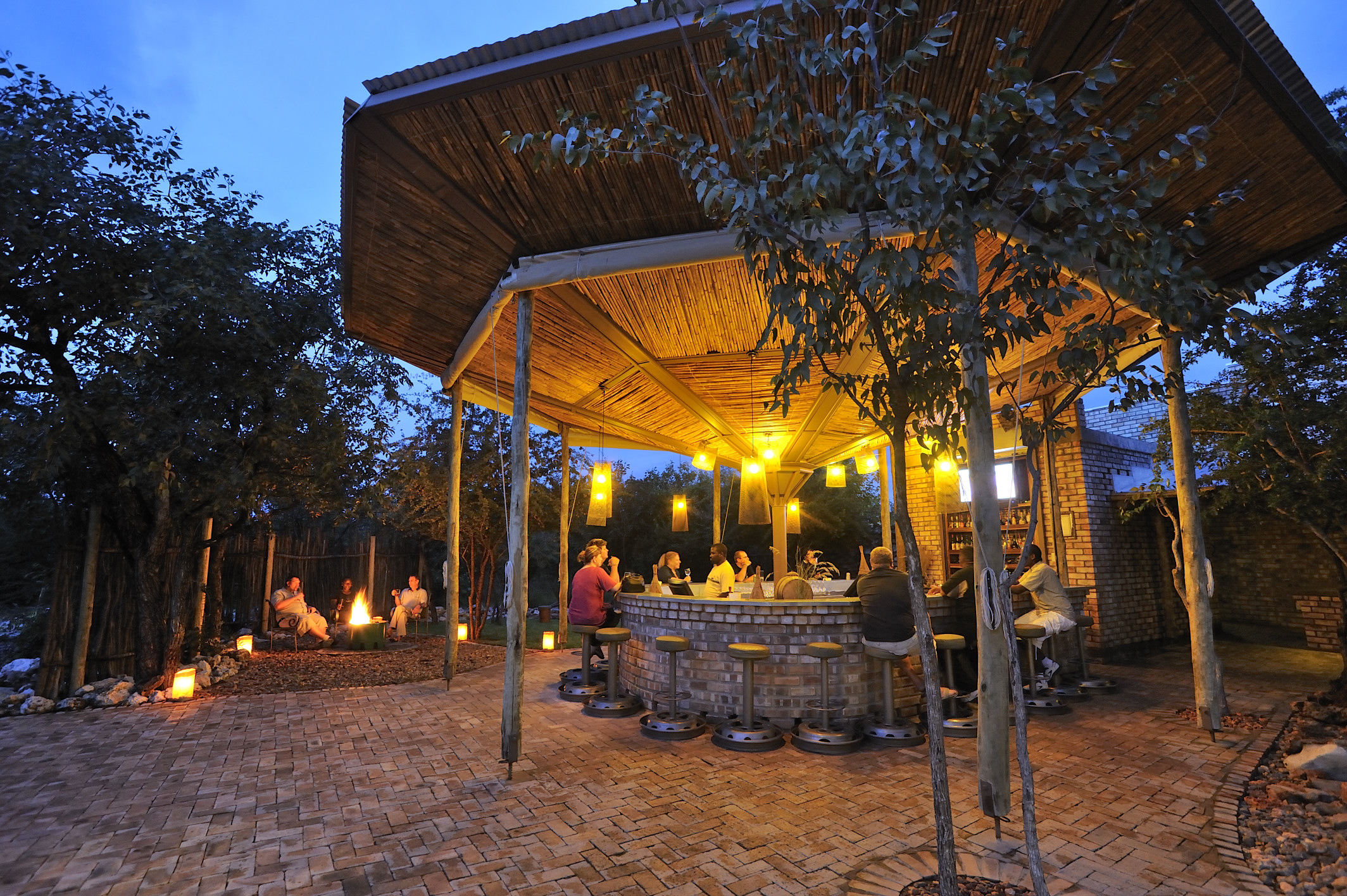 Unique Open-Plan Bar Etosha Village