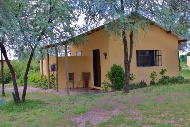 View of the chalet entrance