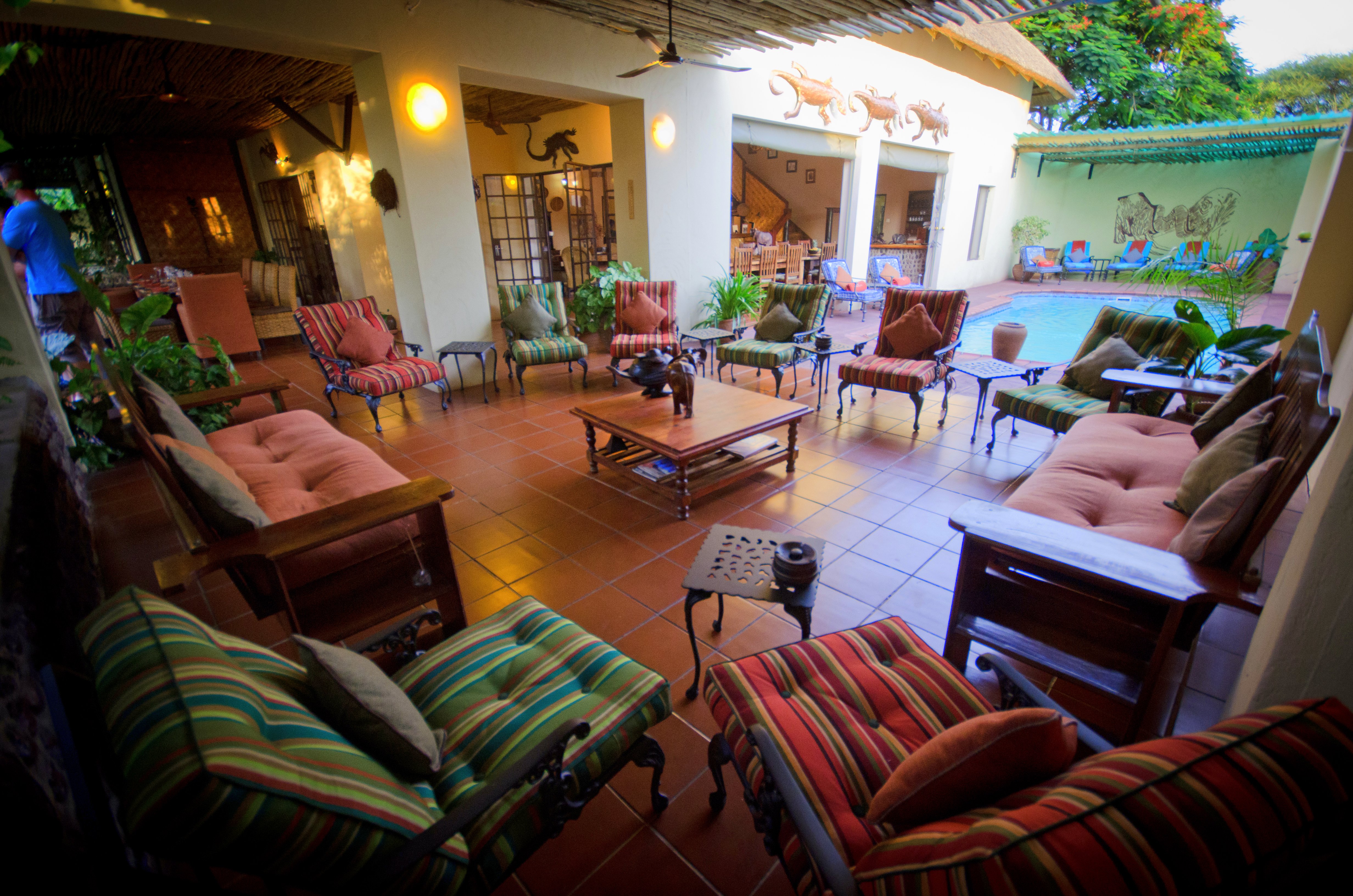 Outside lounge by the pool
