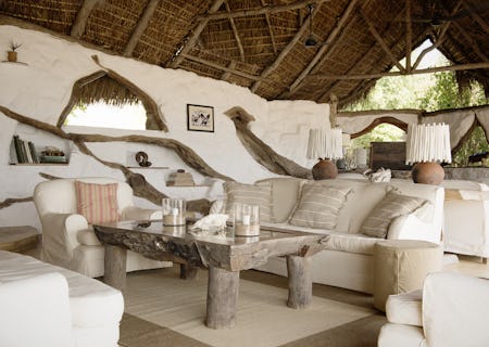 Perched on the banks of the Rufiji River, the main lounge is the perfect place to enjoy watching lazy hippos and crocs with a good book to keep you company.