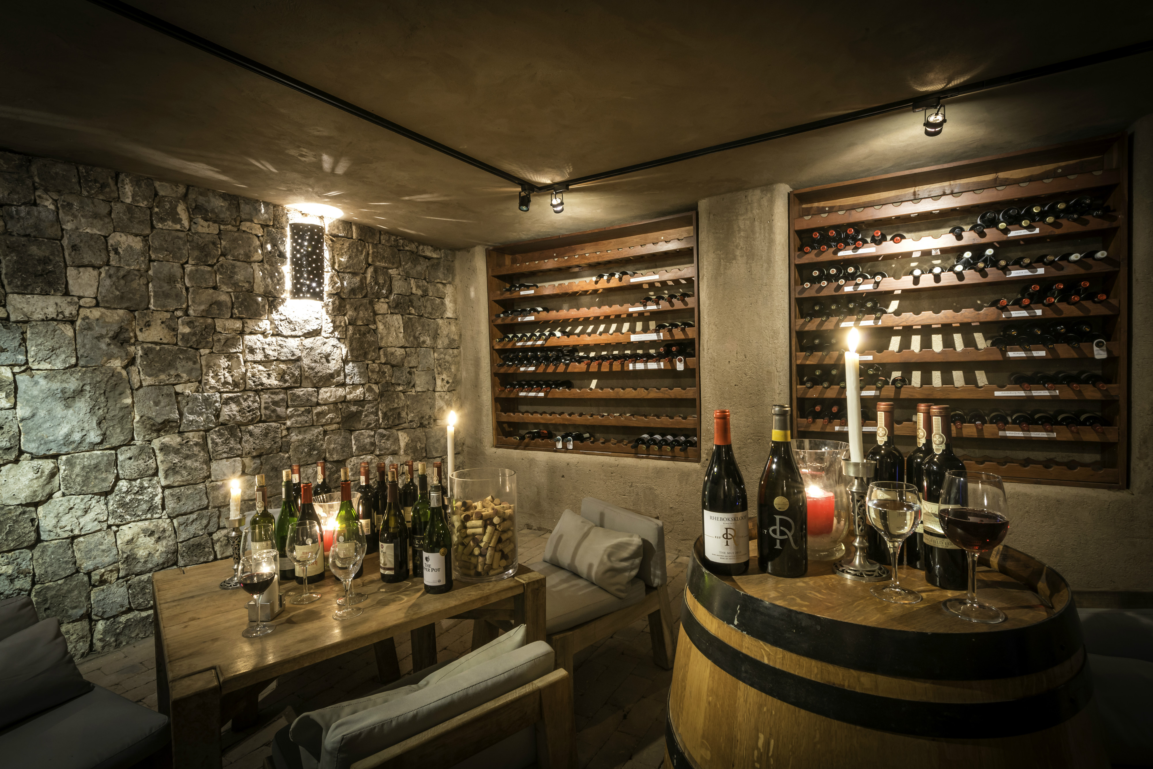 Guests can enjoy choosing their wine to enjoy with their meals