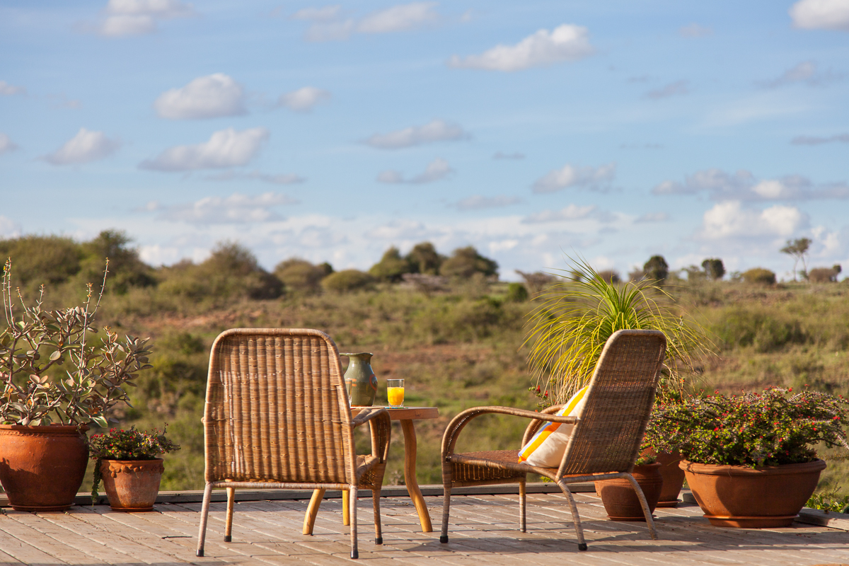 Enjoy cool drinks on the terrace 
