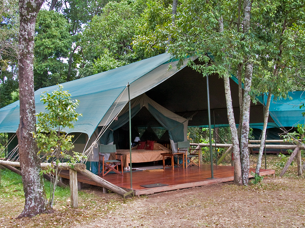 Guest tent at Governors Private Camp 