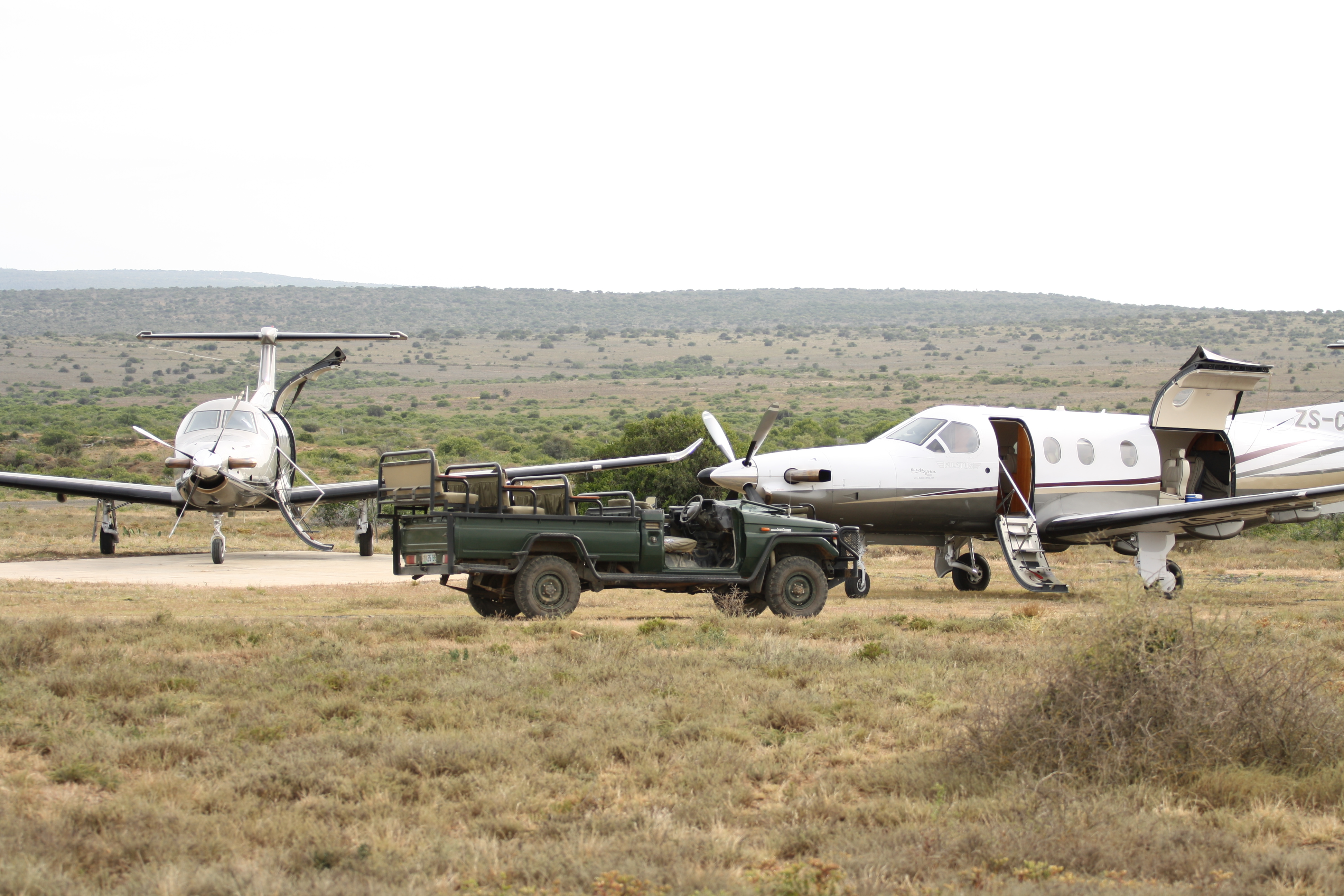 Daily scheduled flights from Port Elizabeth airport onto the Reserve's airstrip or road transfers are available