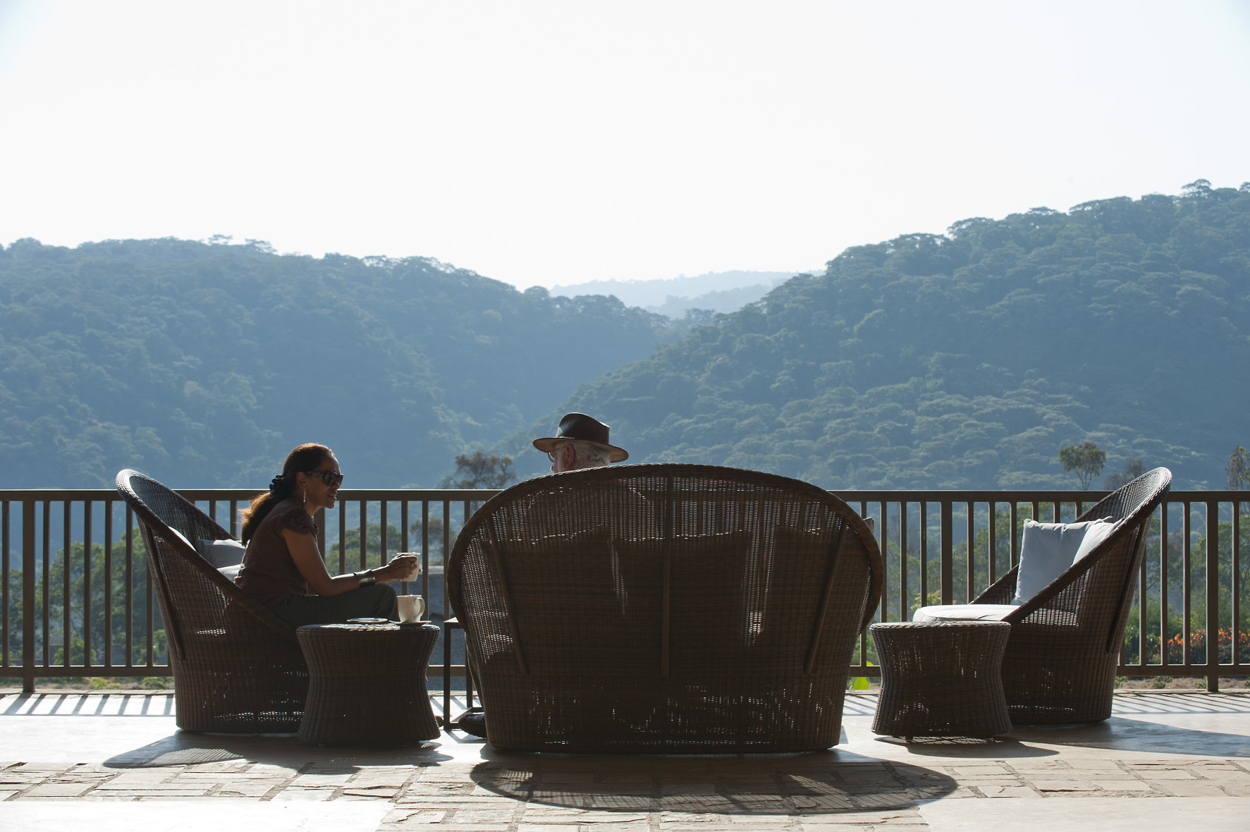 View from the main house