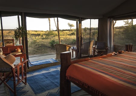 Loking out from tent 3