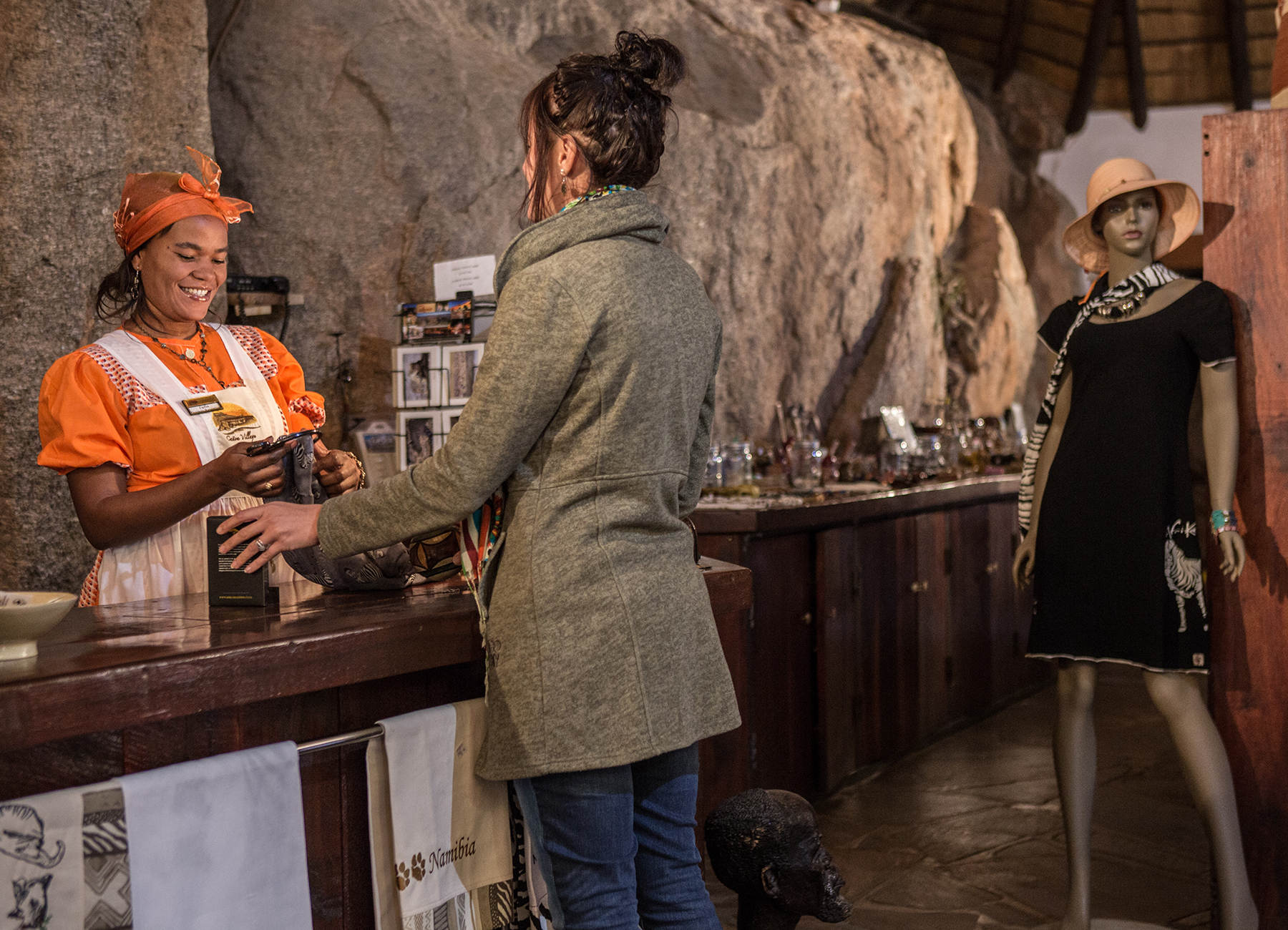 A warm welcome in reception awaits you 