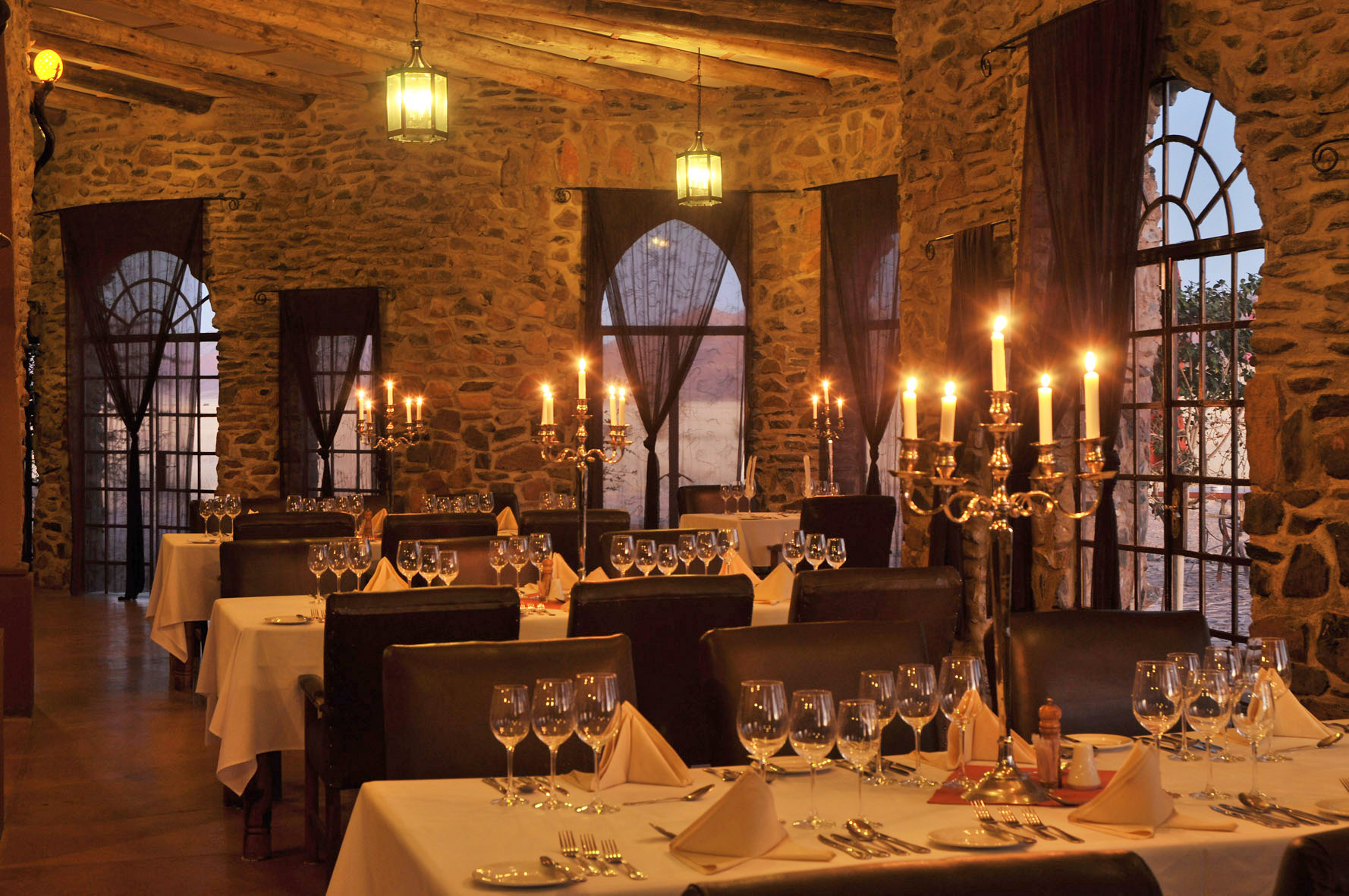 Dinning table set up for our restaurant 