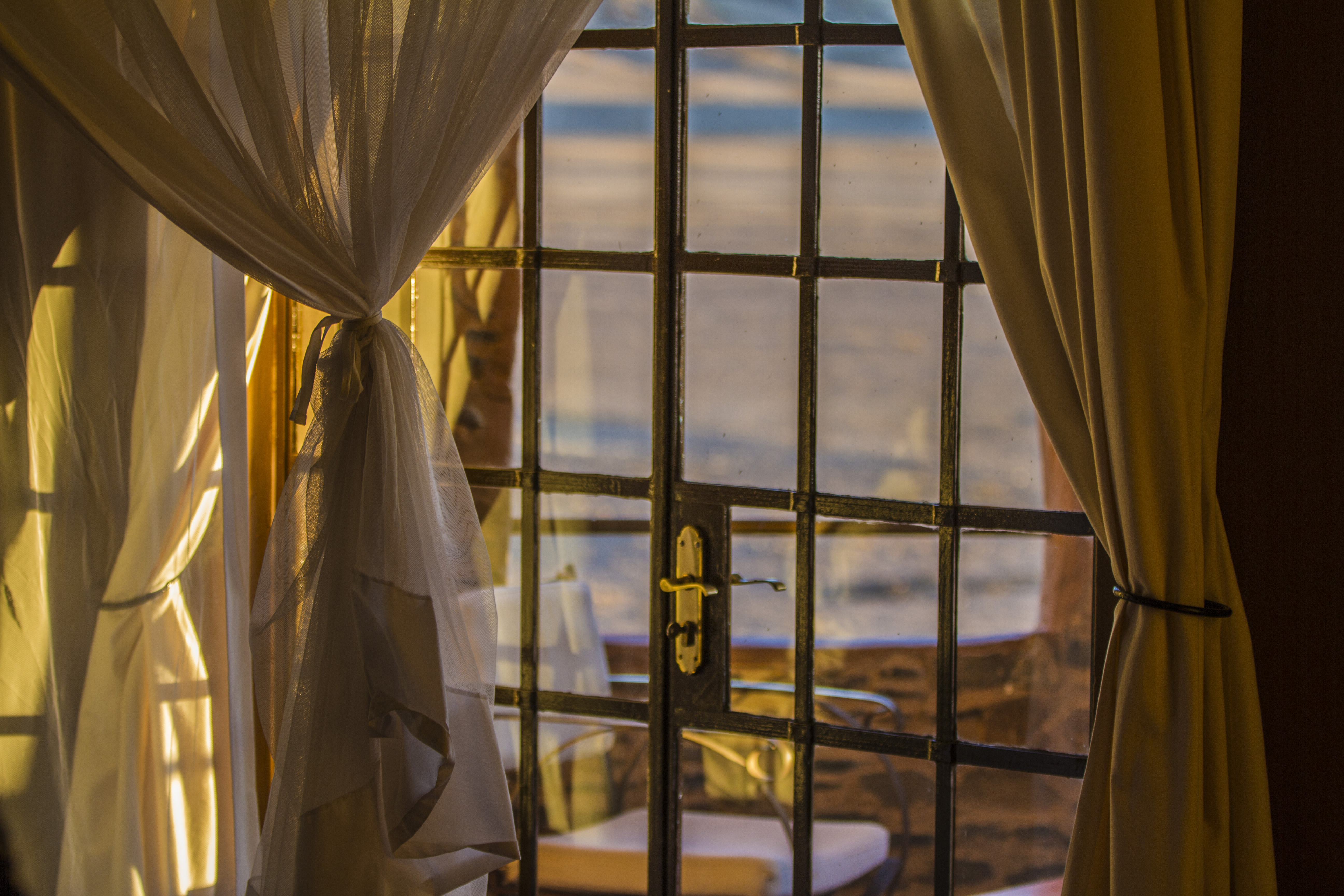 Keep admiring nature from inside the castle