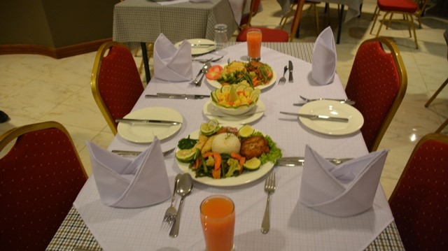 Enjoy our delicious food at our restaurant
