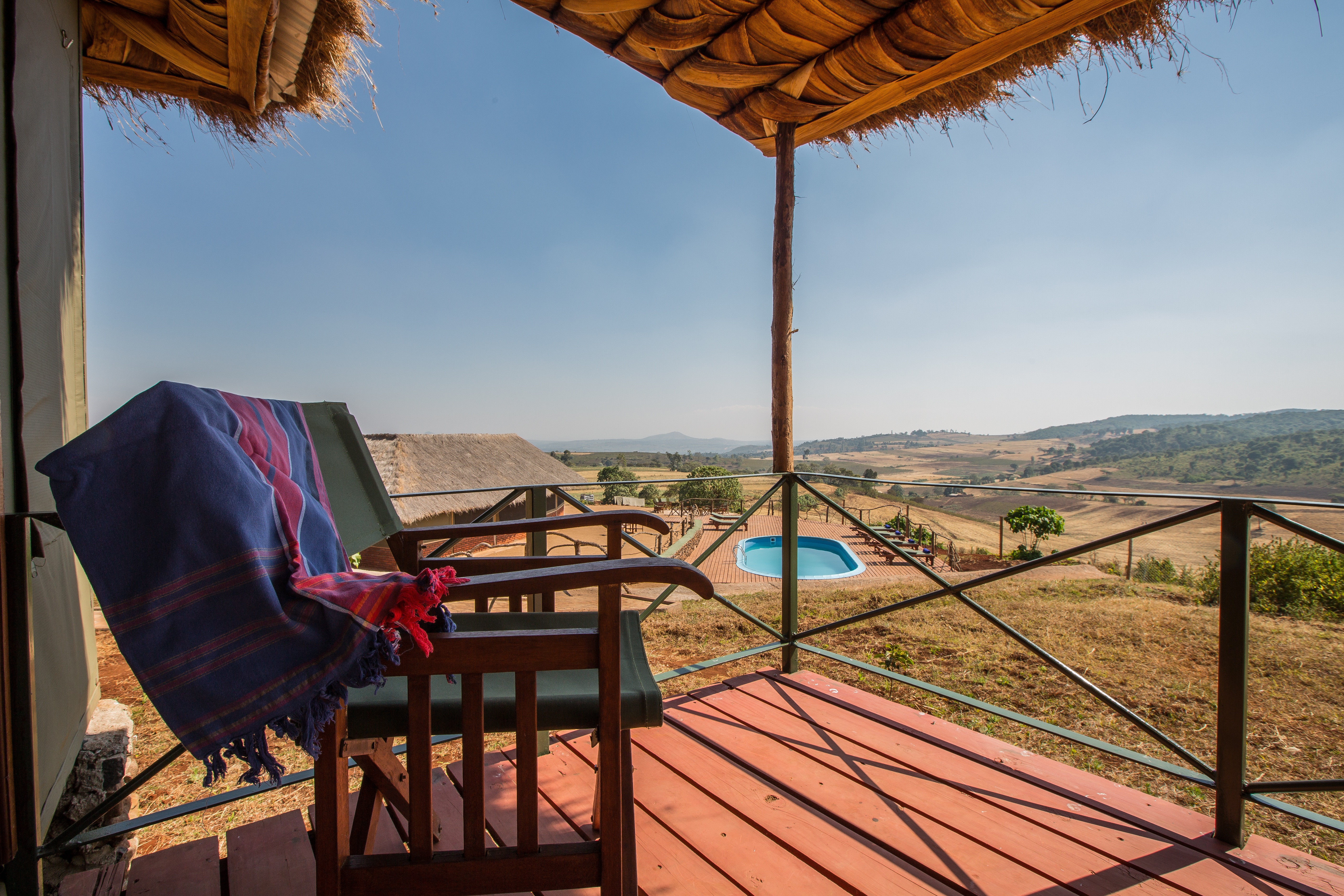 View from the rooms at Karatu Simba Lodge