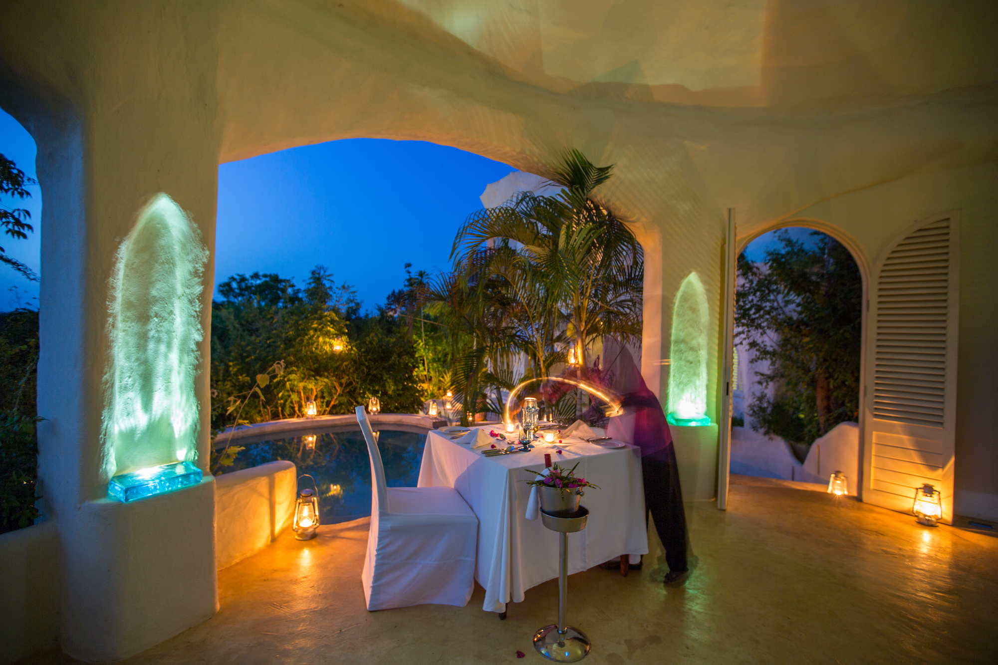 Private dinner at a Pavilion