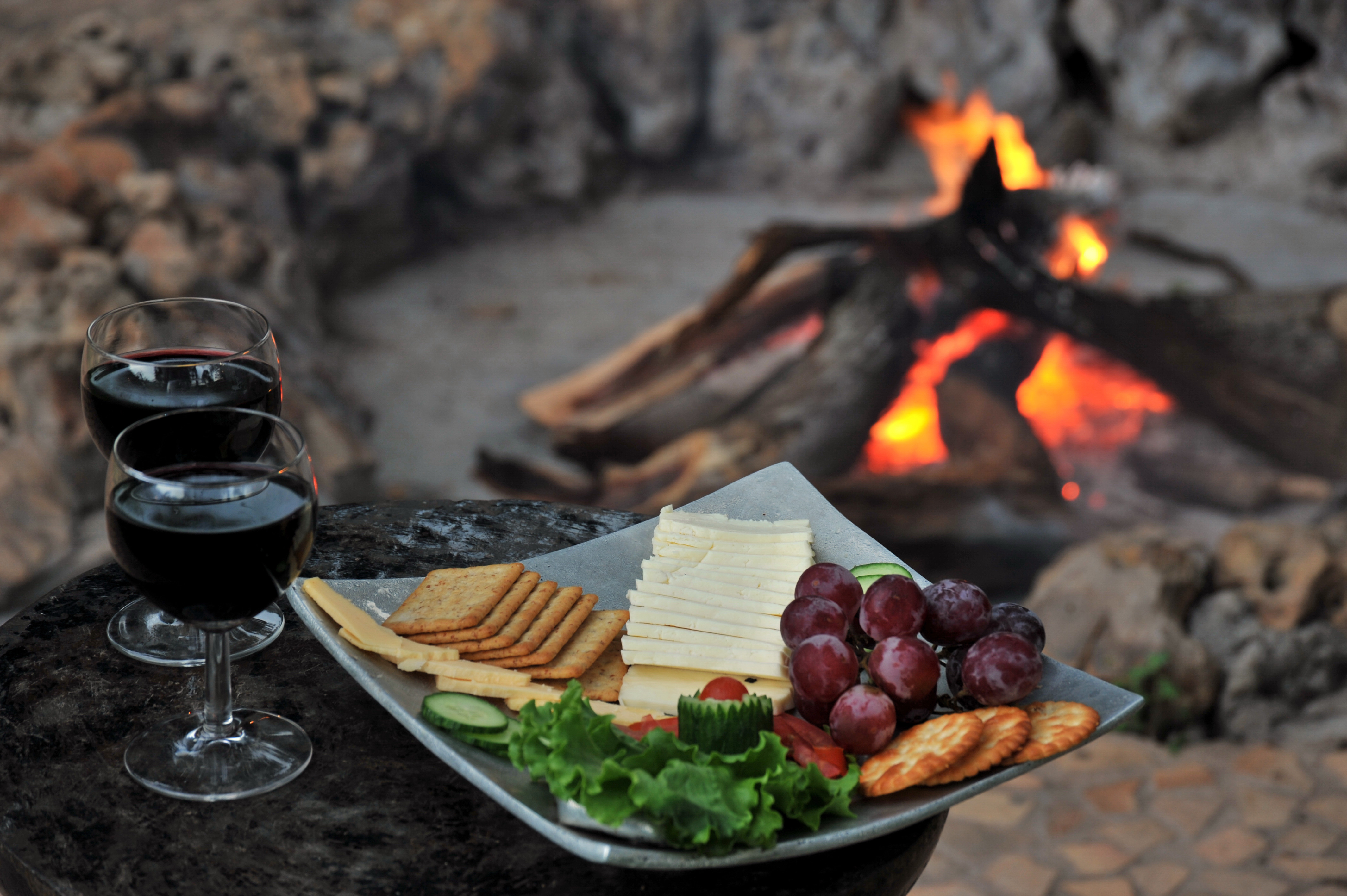Dinner on the Floodplains of the Zambezi