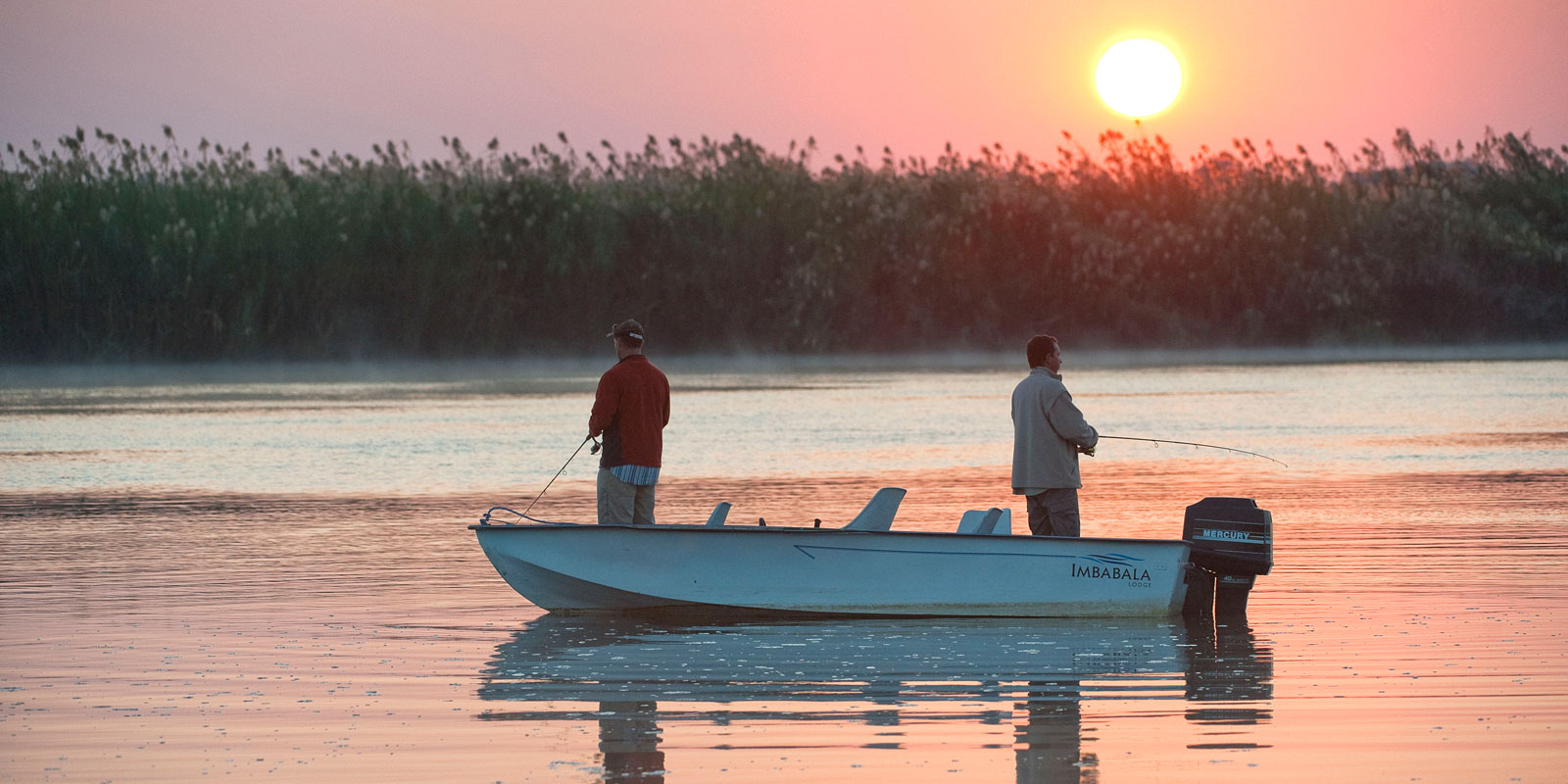 Early morning fishing for Tigerfish on the Zambezi