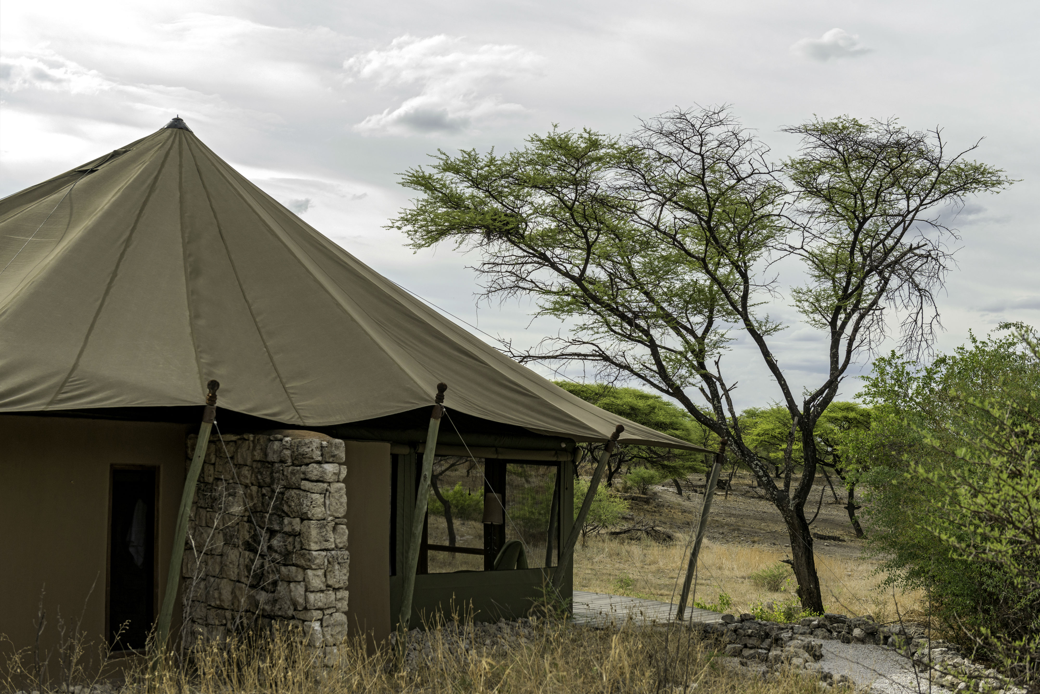 Tented accommodation at Onguma Tented Camp