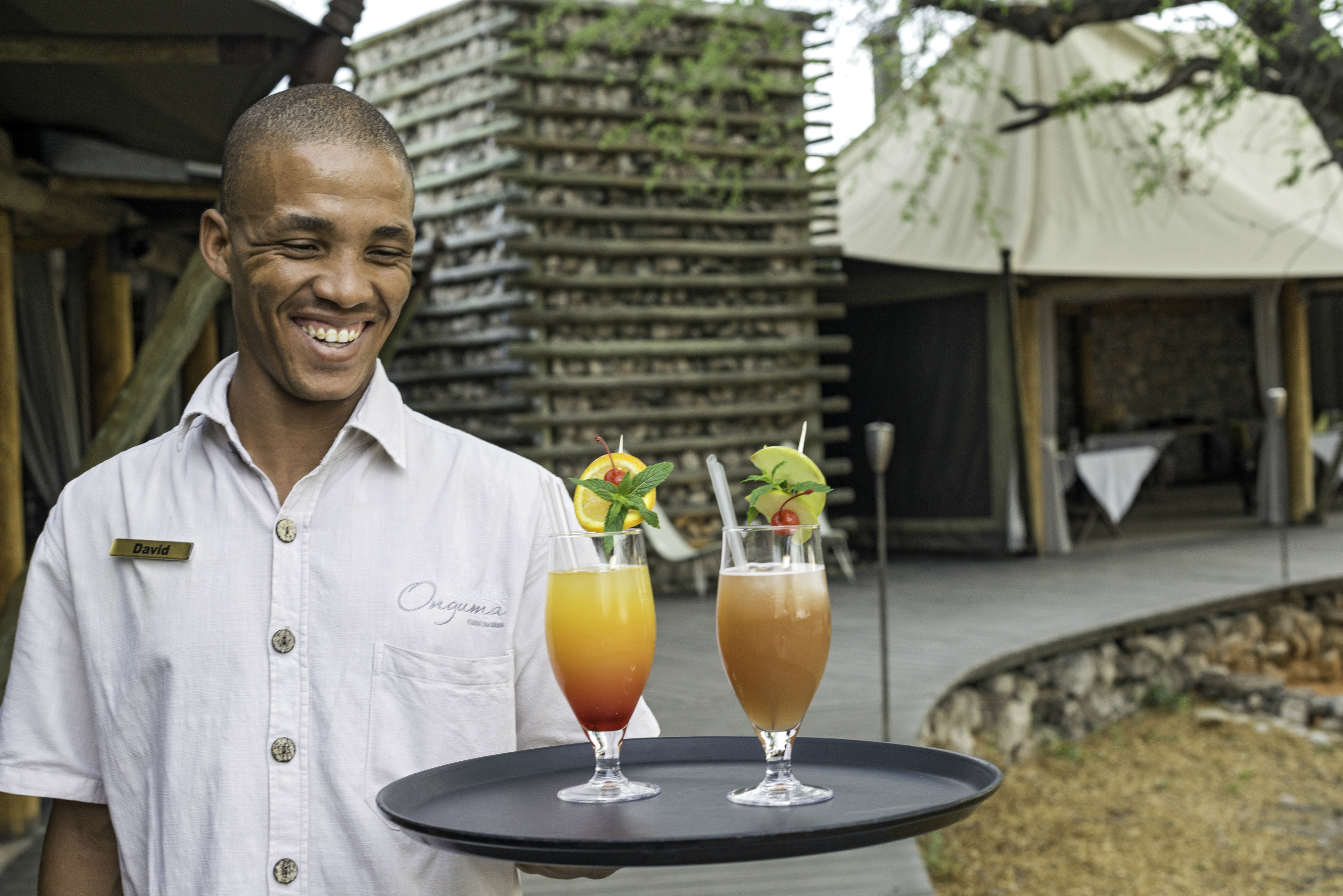 A warm welcome awaits at Onguma Tented Camp