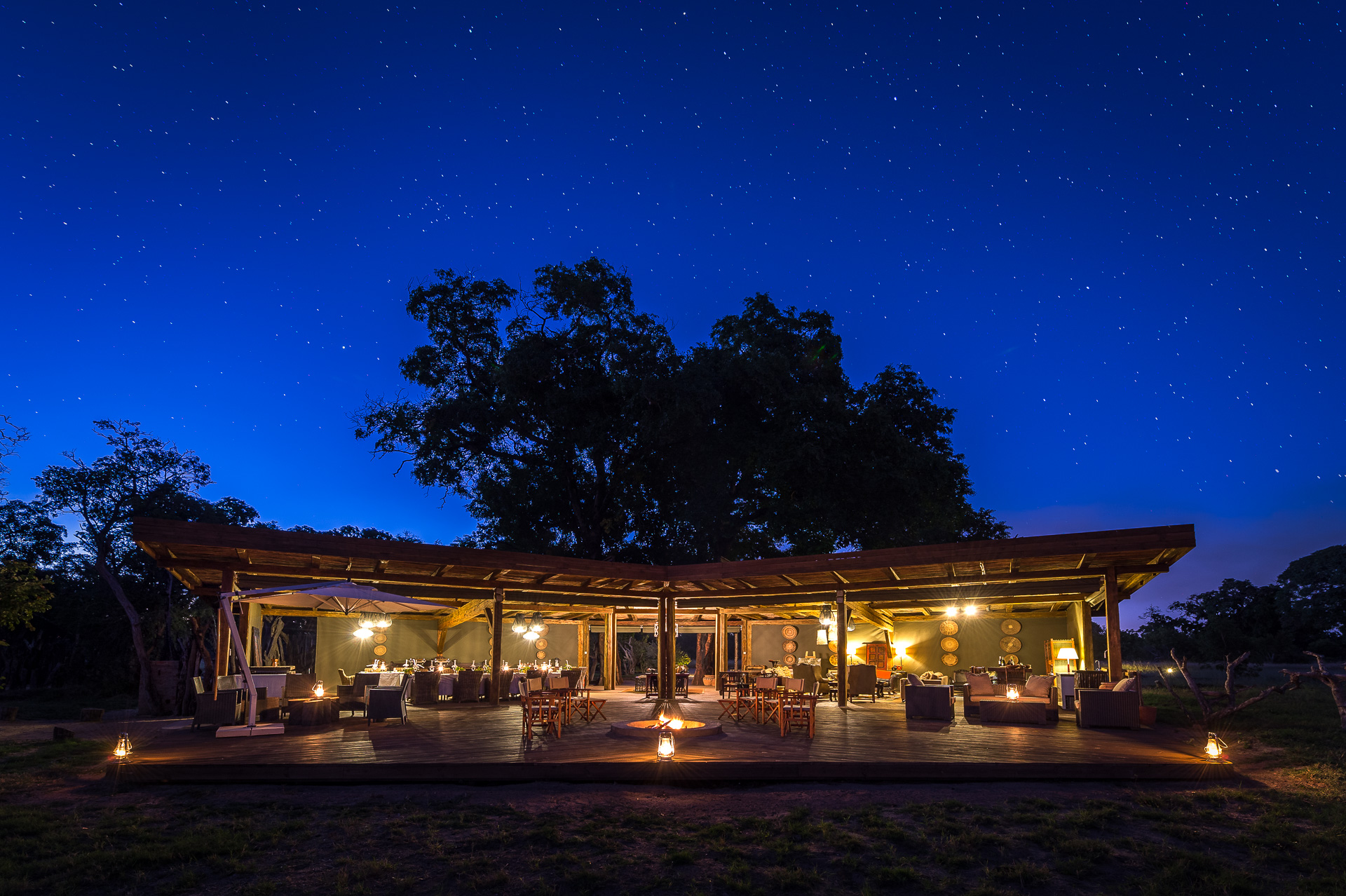 The main area with its expansive deck