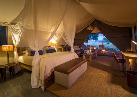 Ruckomechi accommodates guests in 10 spacious en-suite tents