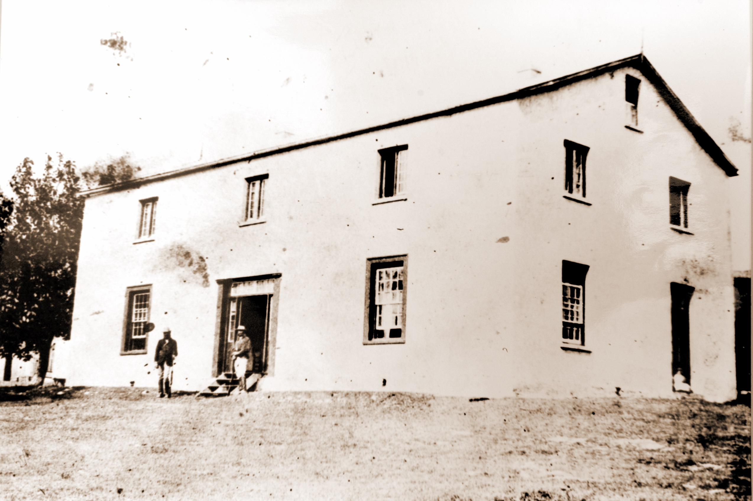 An early photo of Belvidere House, built by Thomas Duthie for his new bride, Caroline, in 1849.