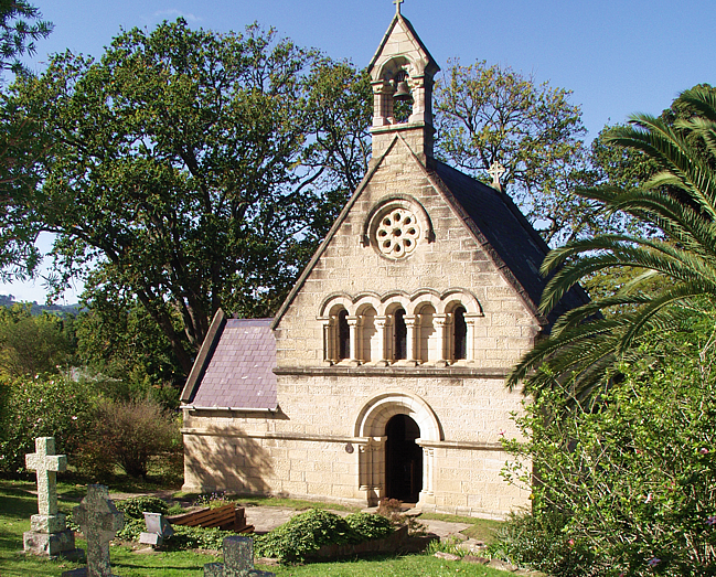 Built by Belvidere's founder, Thomas Duthie in 1858, the Duthie family graves can be found in the churchyard.