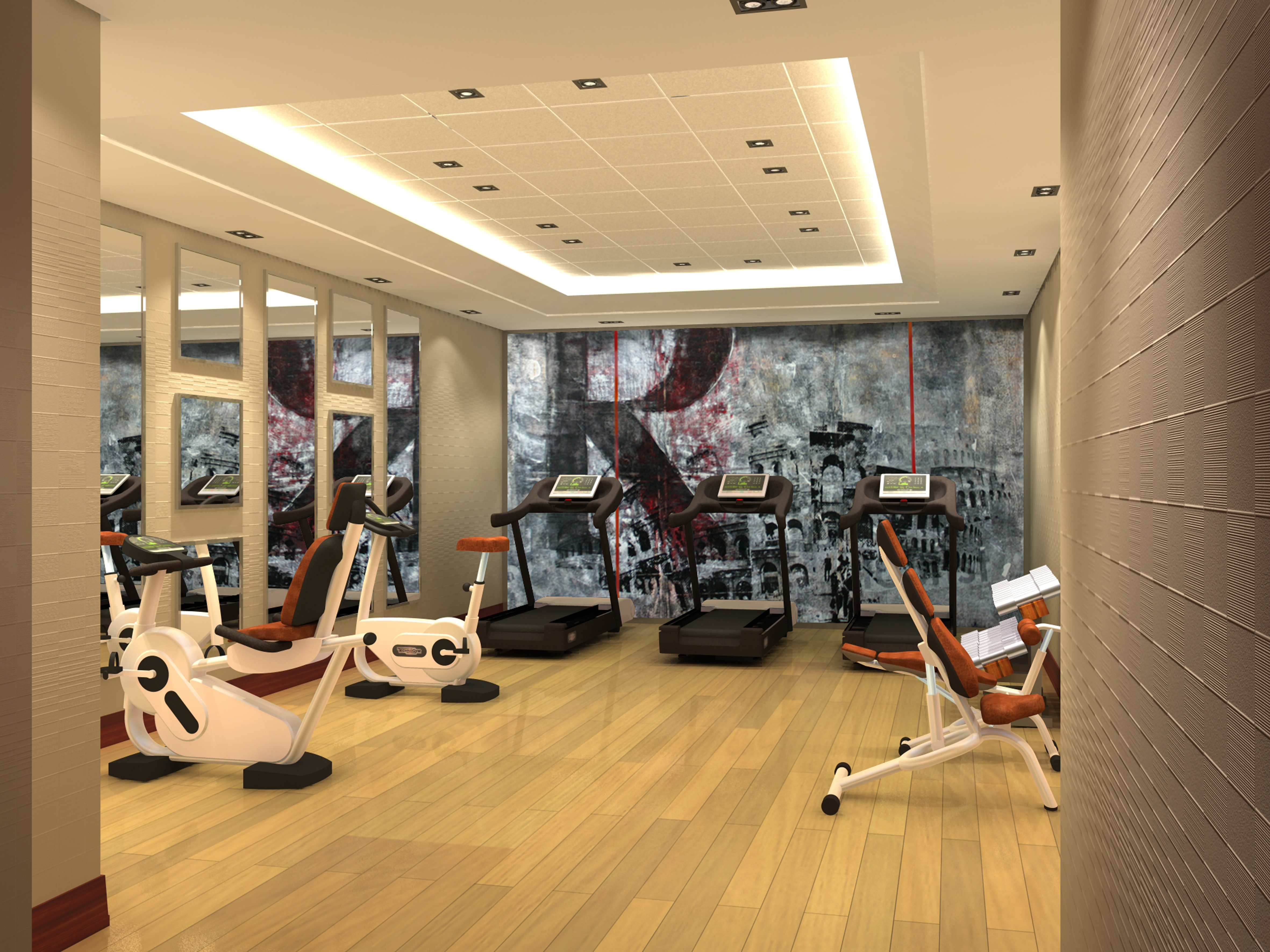 Enjoy a good work out after a busy day.