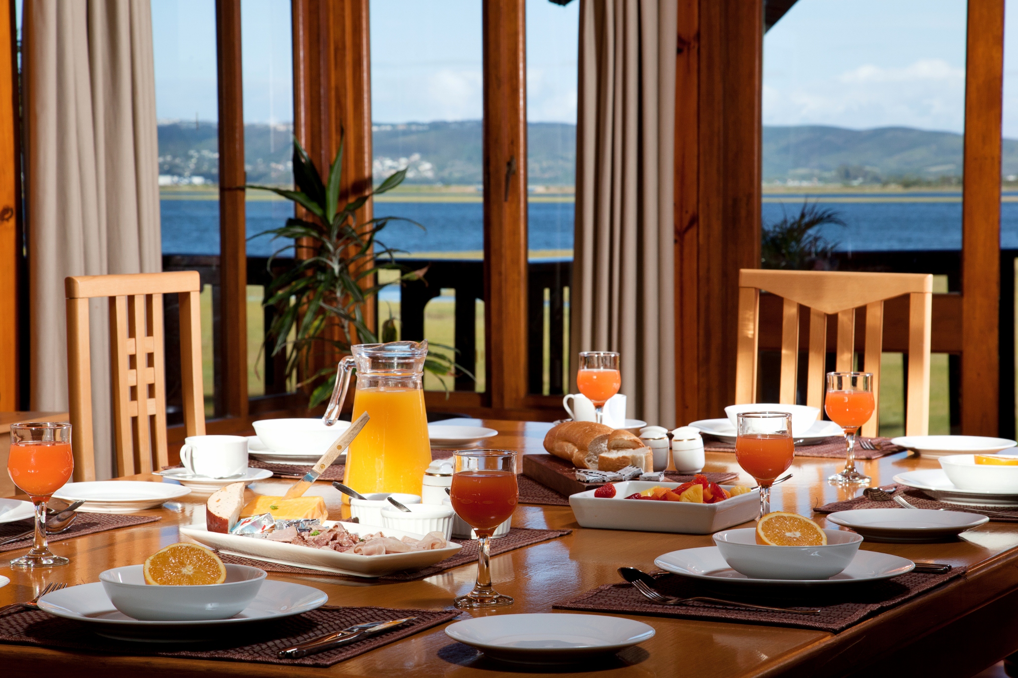 Mouth Watering Breakfasts with Spectacular views