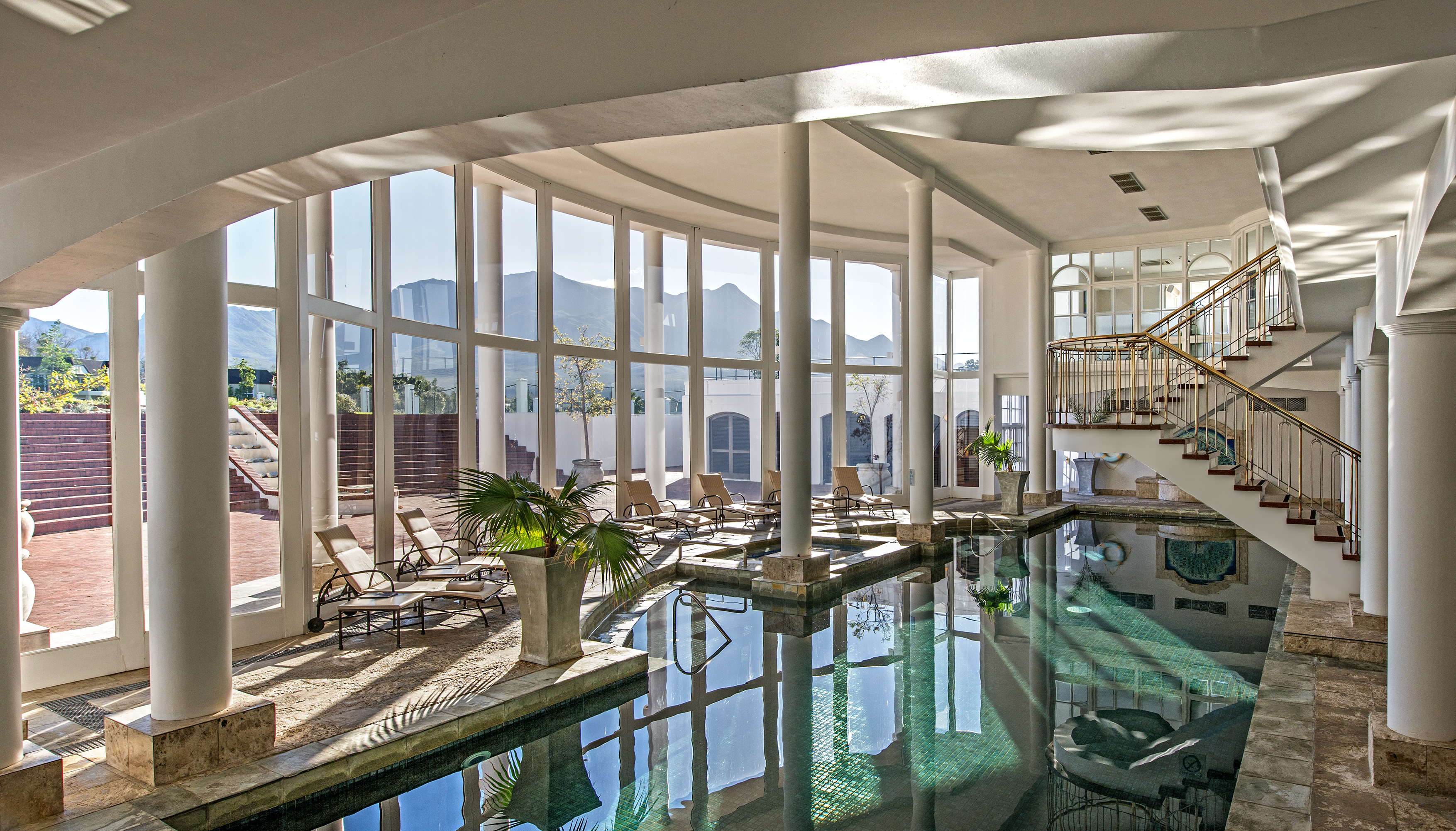 The Roman Bath area situated in the Fancourt Spa is available to all hotel guests.  This is an adults area, no children under the age of 18 years.