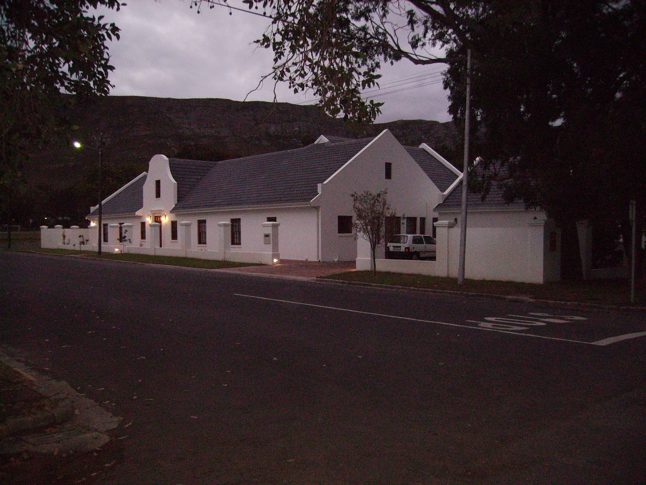 Hill Street with Mountain in back ground