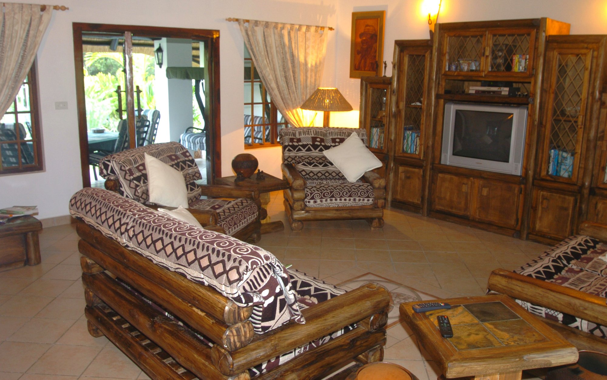 The swimming pool area