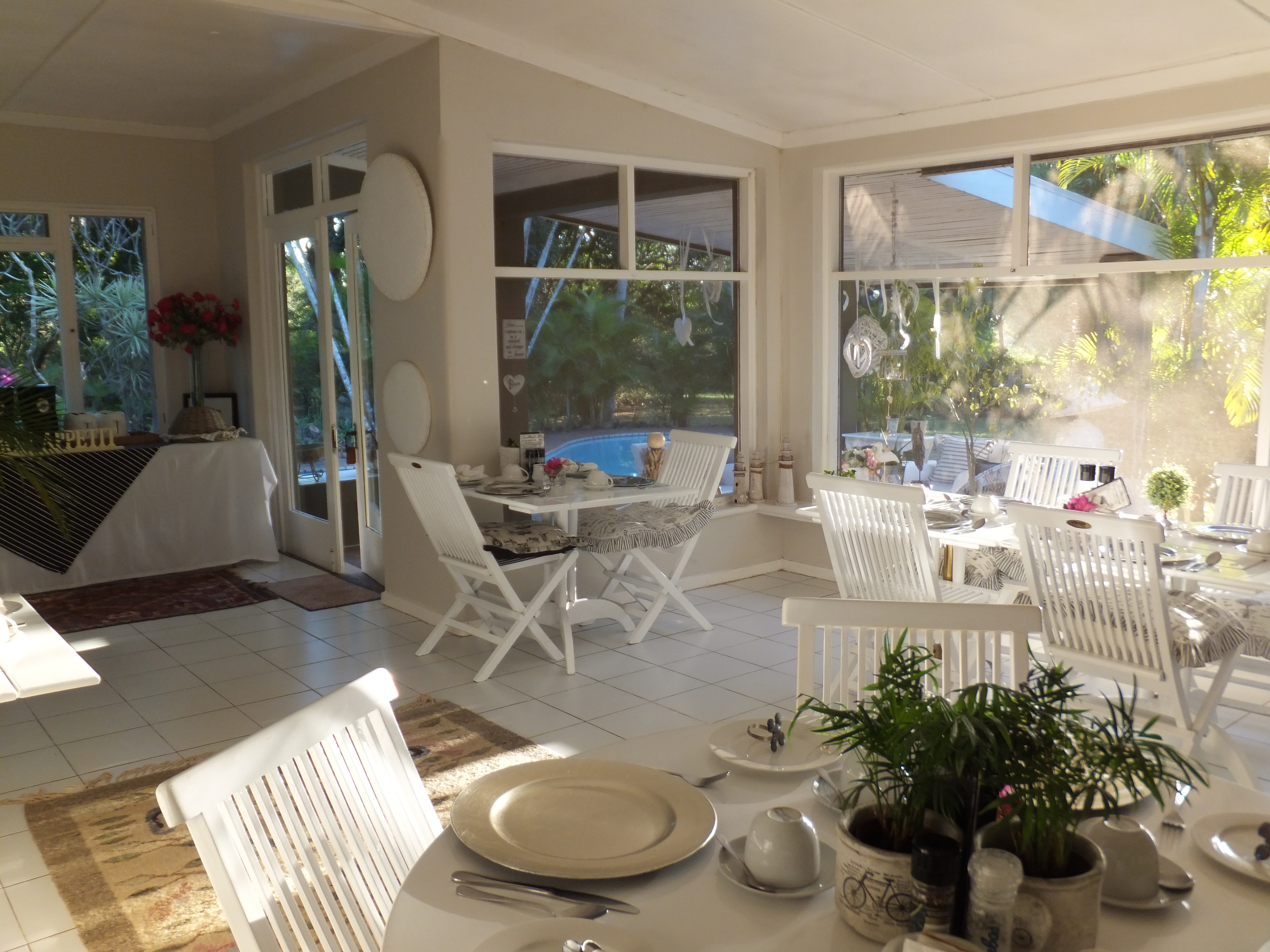 Breakfast room overlooking Estuary
