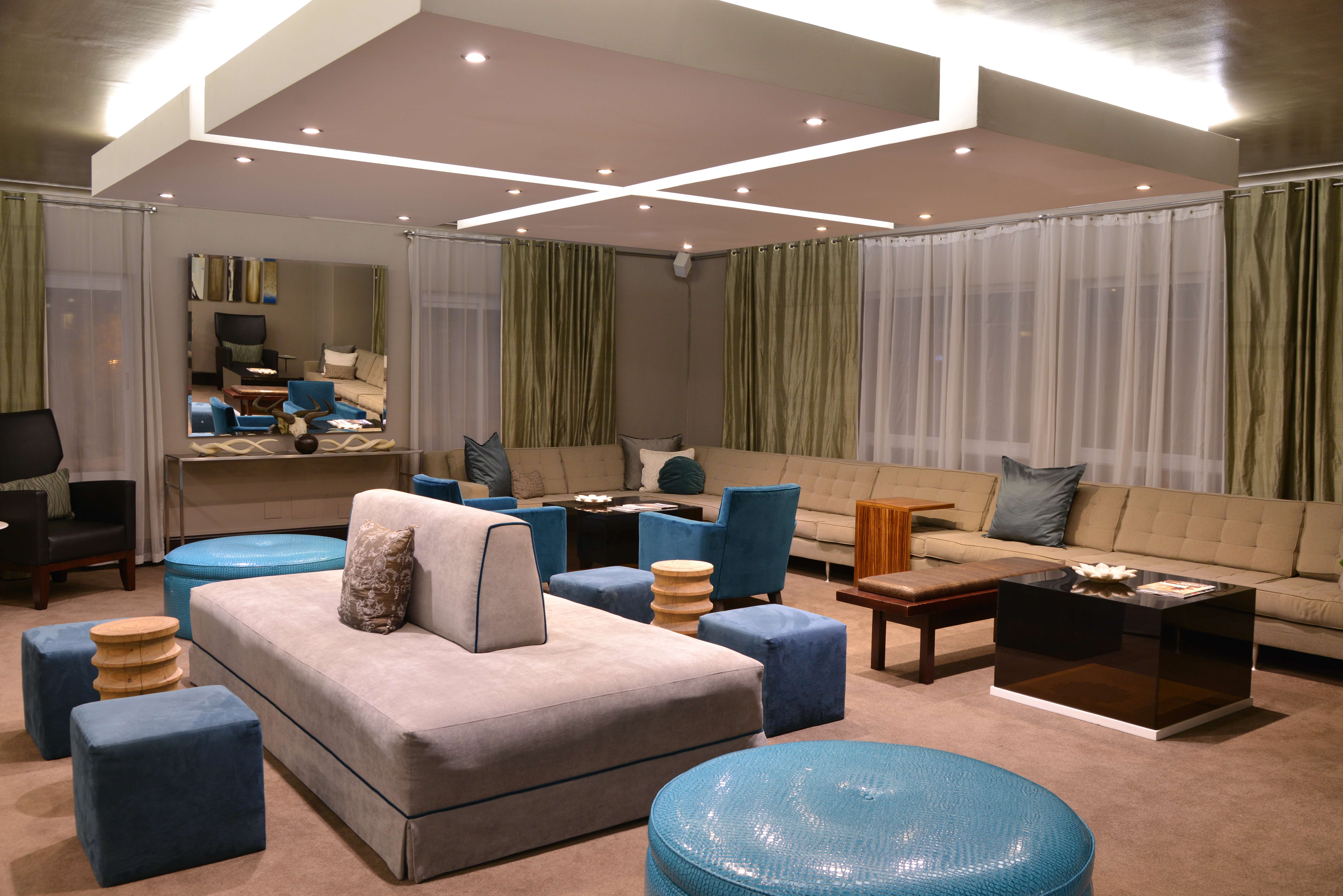 The modern lounge interior