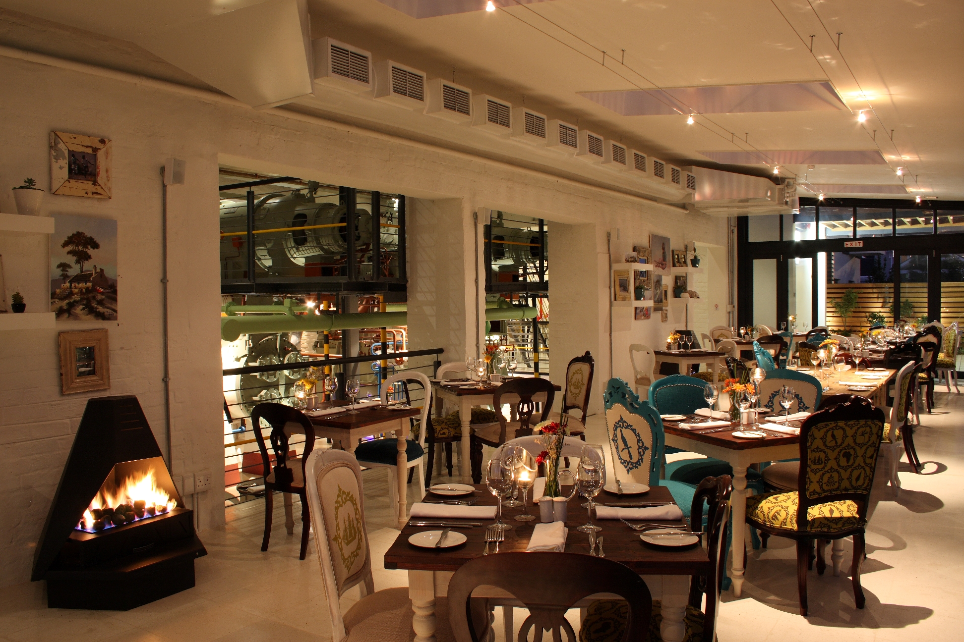 The Island Cafe restaurant. 