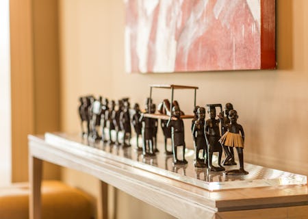 Artwork at Leeu House