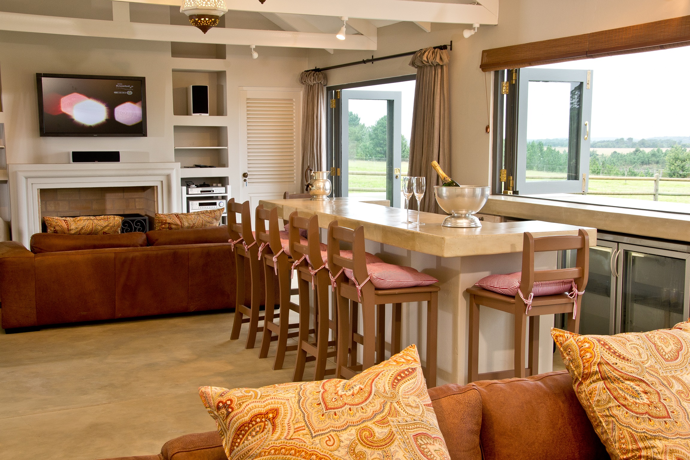 Main entertainment area