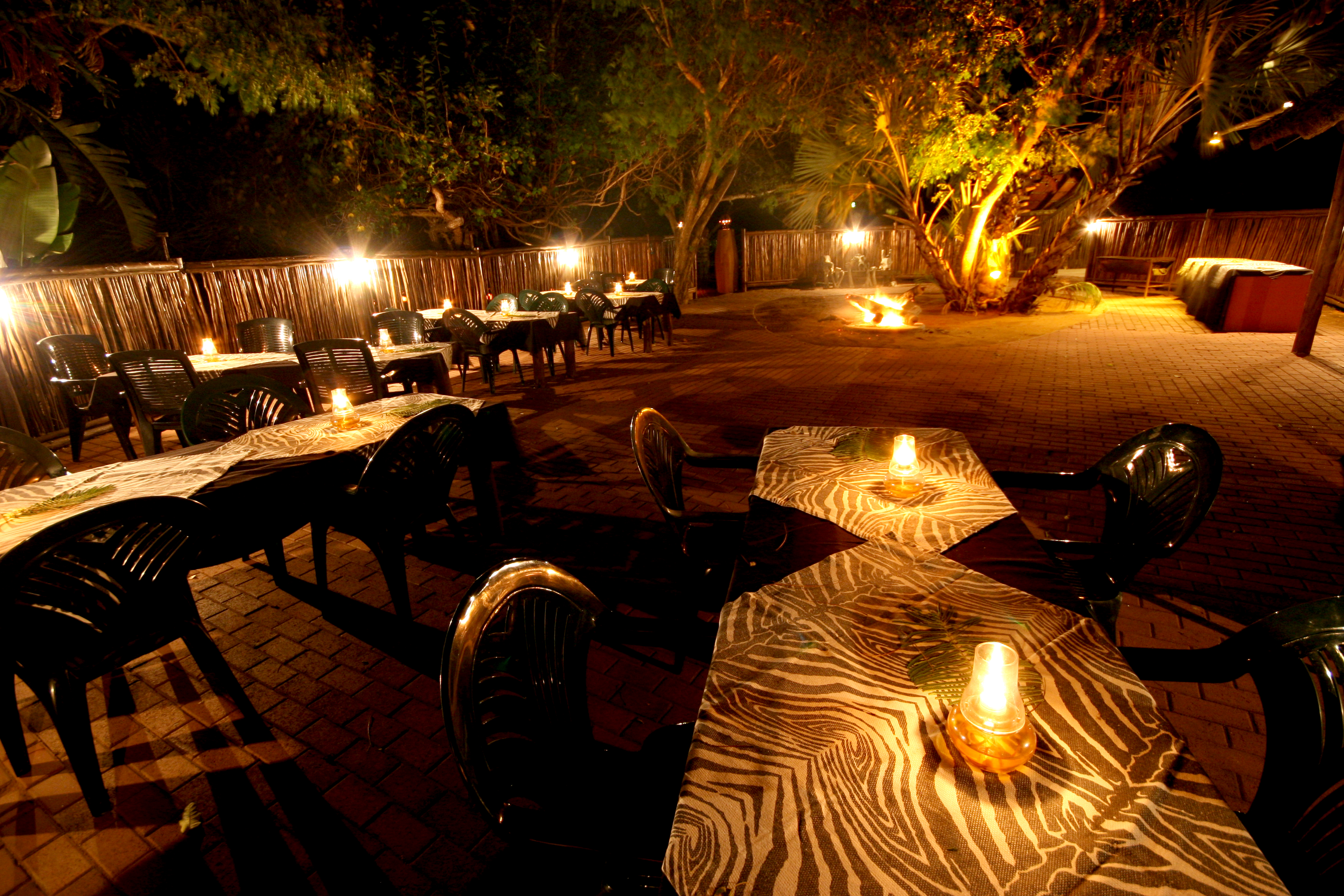 Our boma at night
