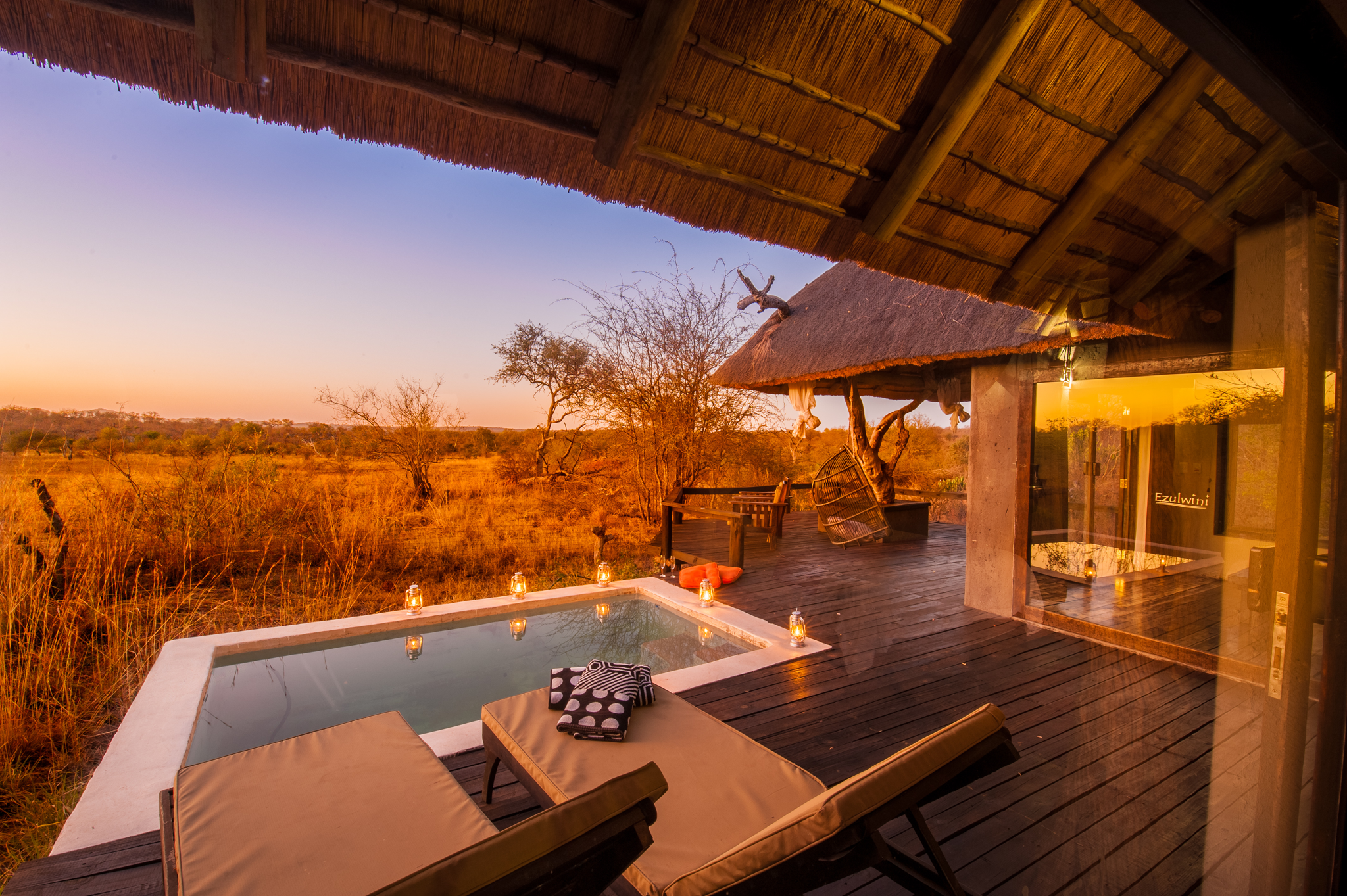 Looking out from a suite at Billy's Lodge
