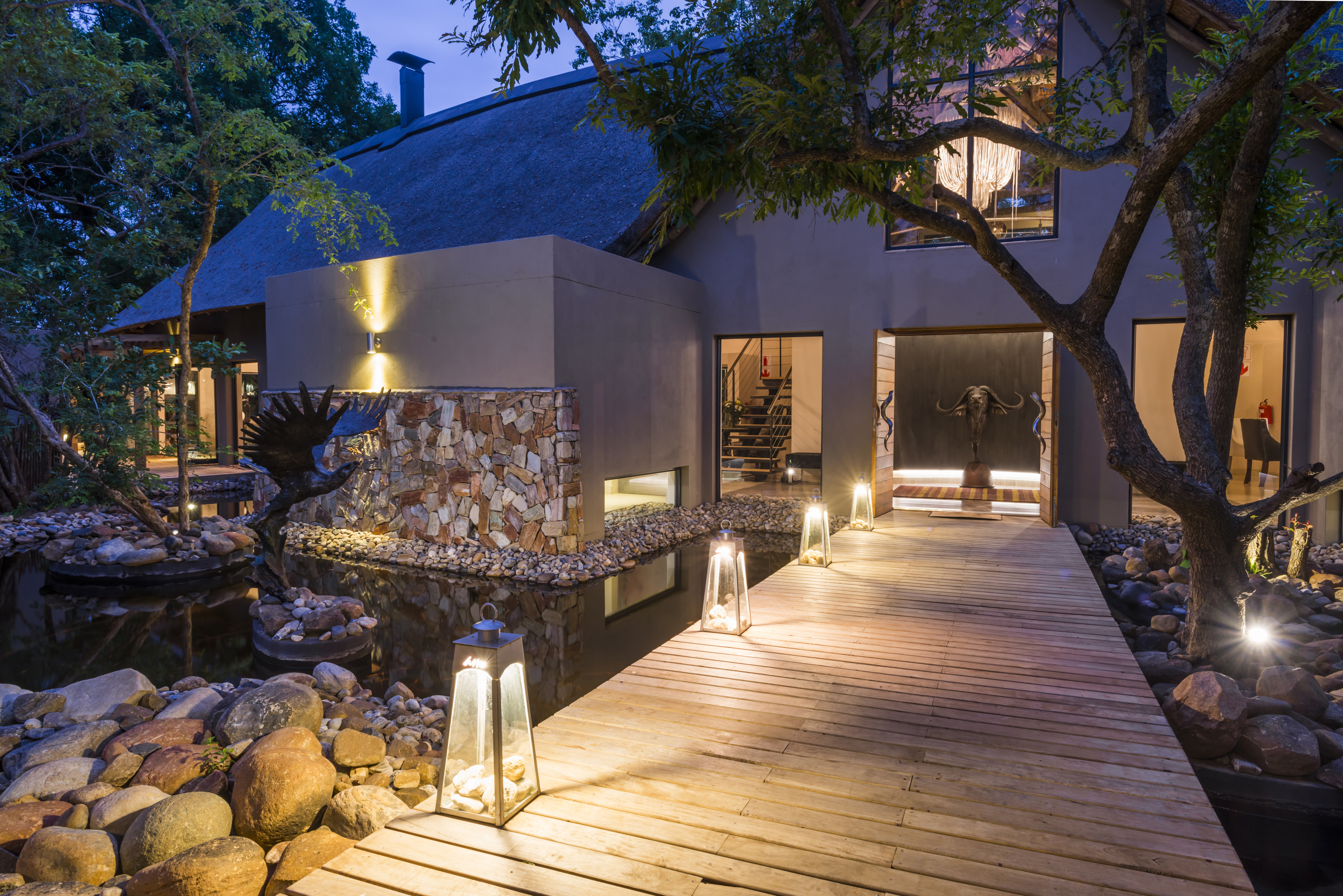 Entrance to AM Lodge