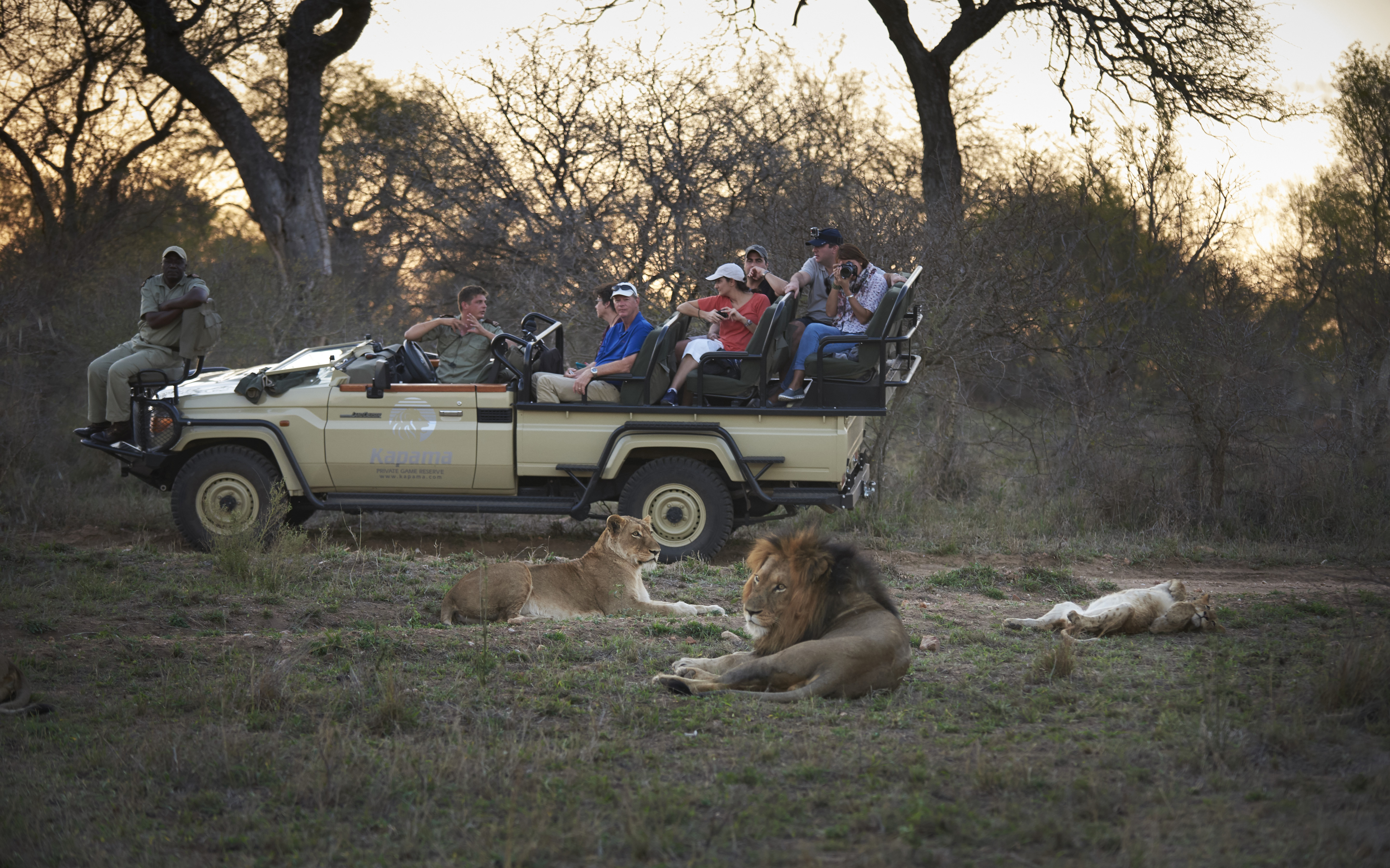 Two daily game drives are included in the tarrif