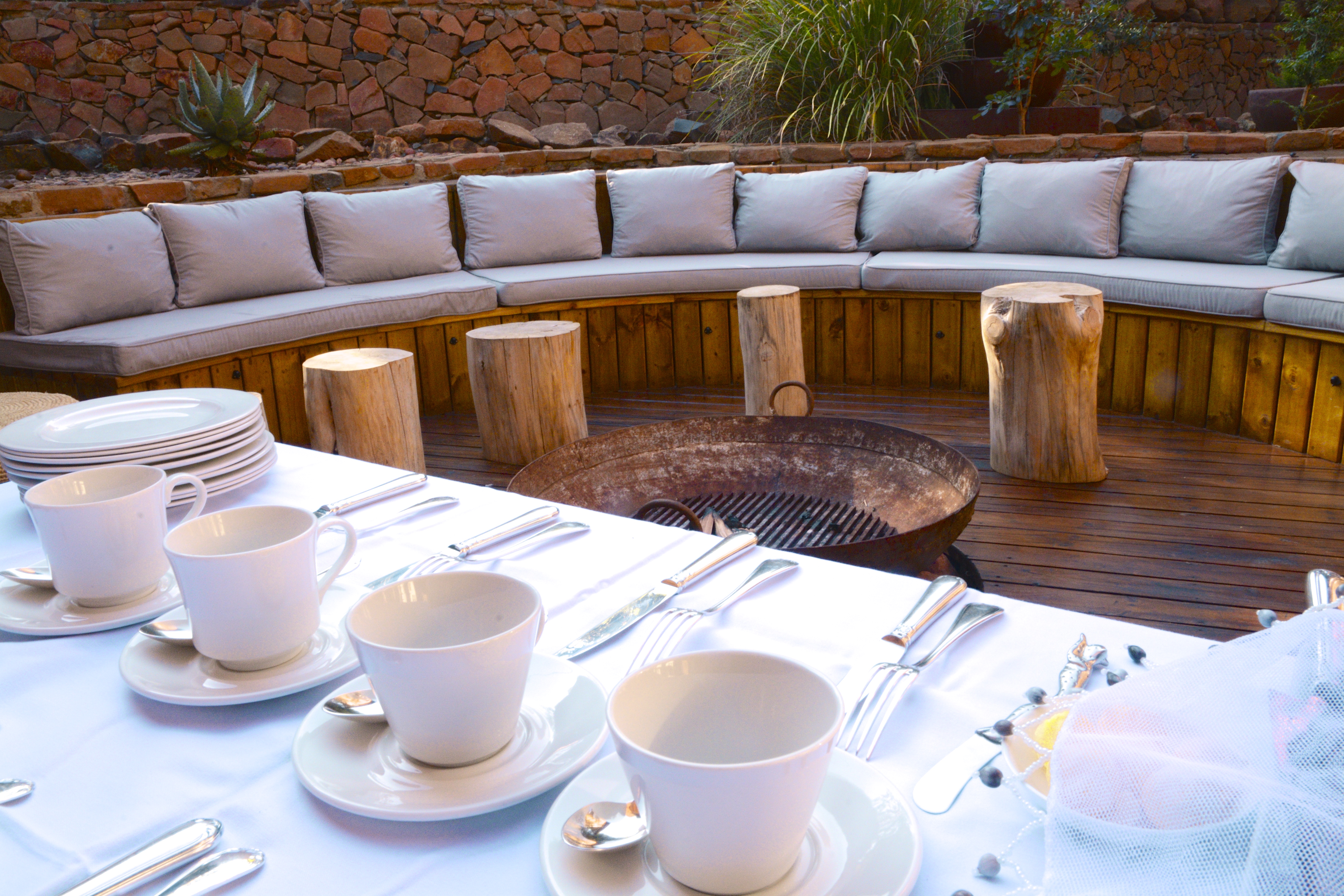 Tea Time on the Patio 