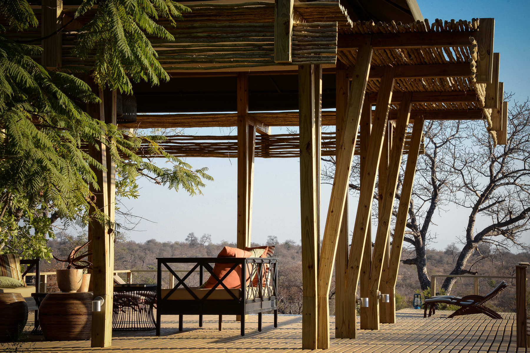 Outside viewing deck