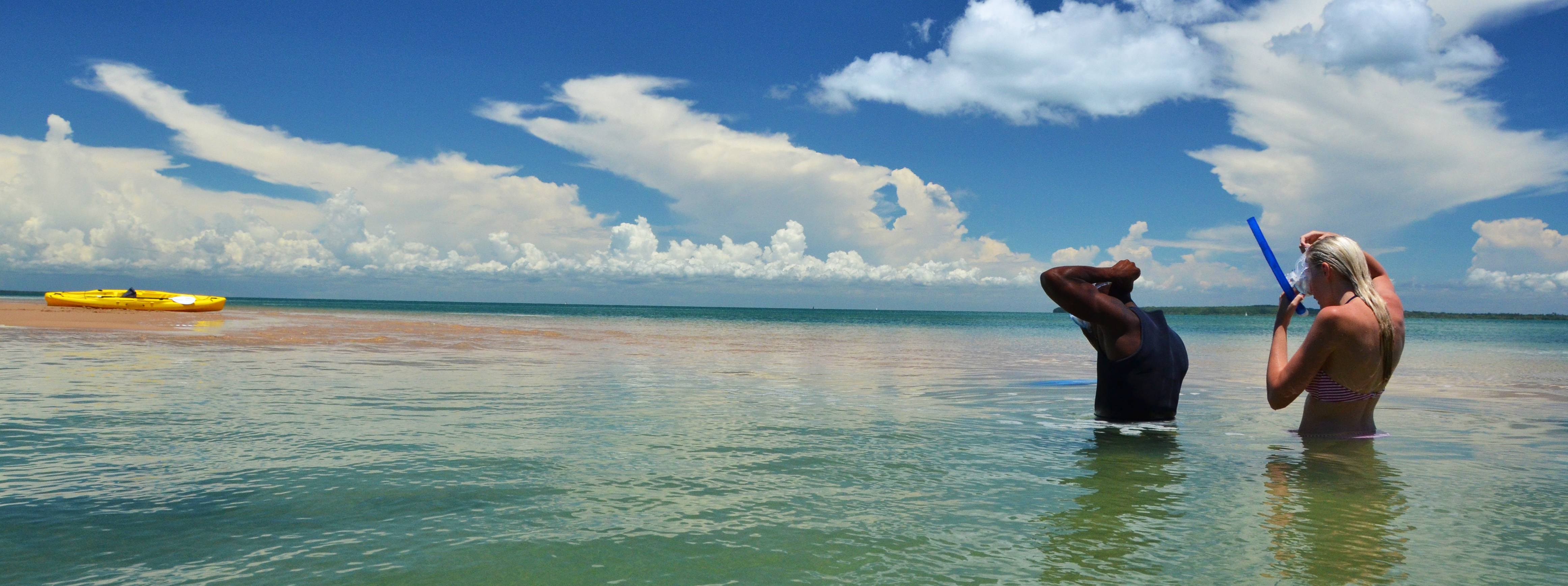Snorkeling lessons by our resident experts