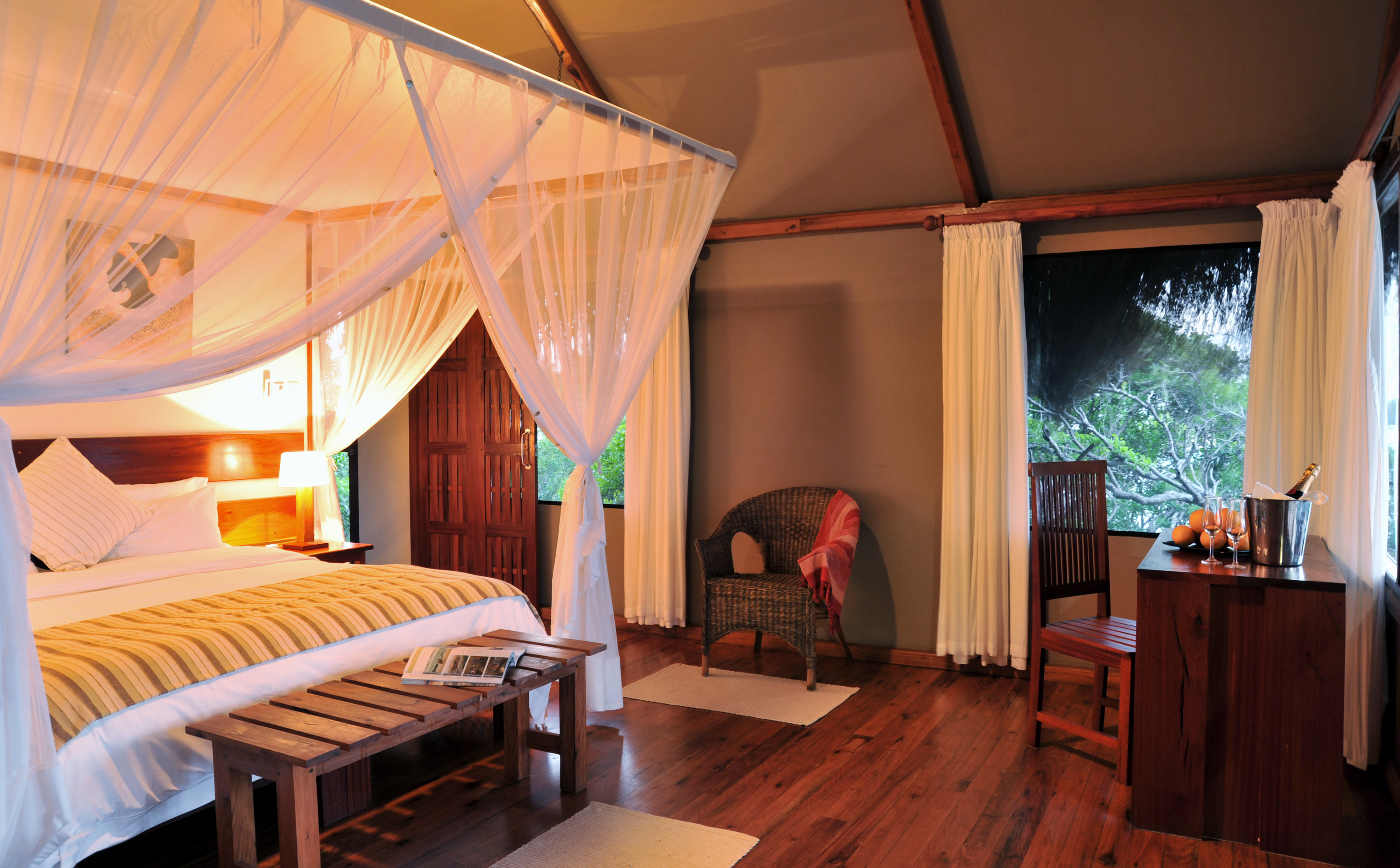 The interiors of our Ocean View rooms