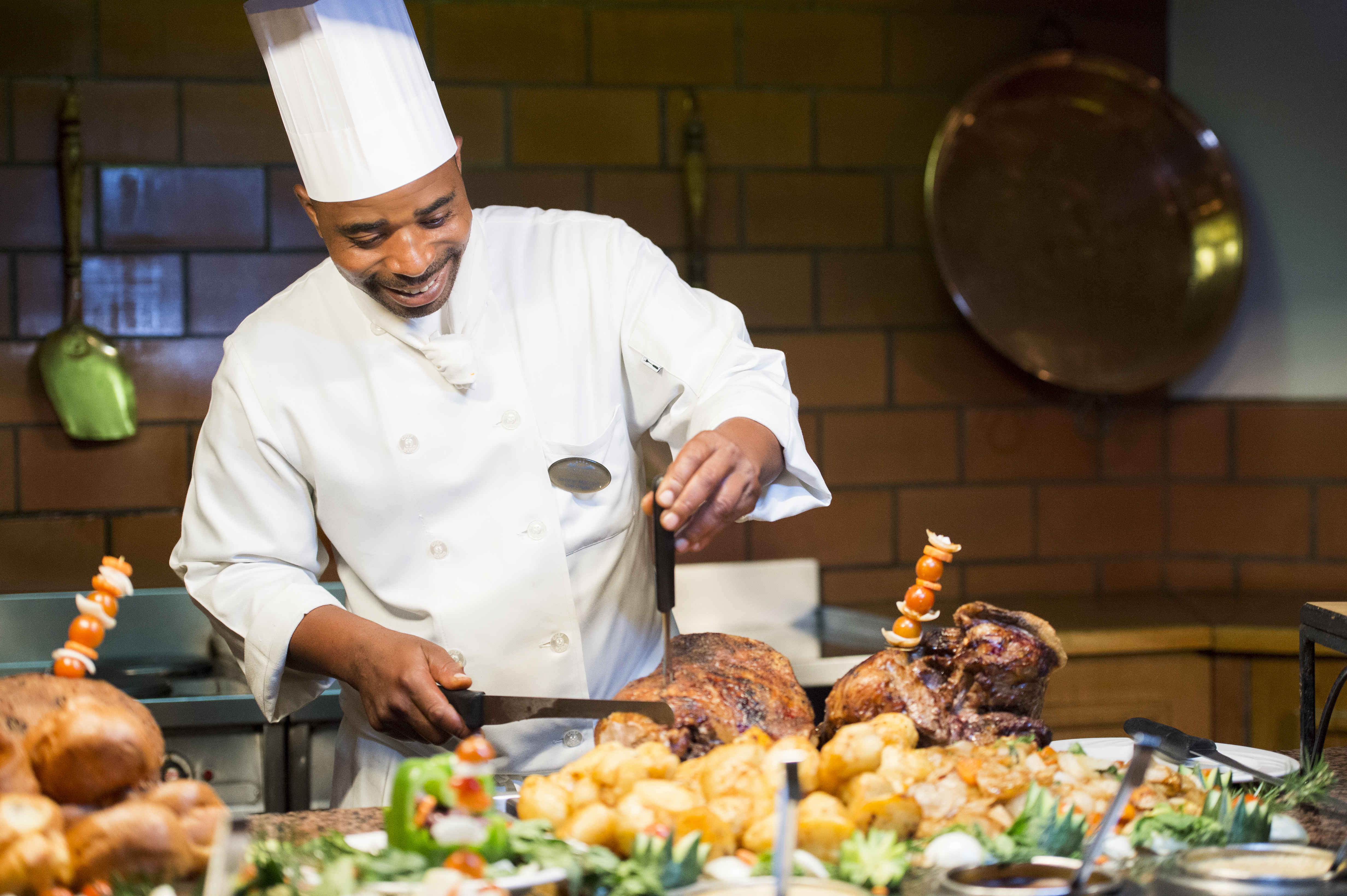 The Cathedral Peak Hotel Buffet is fit for a King