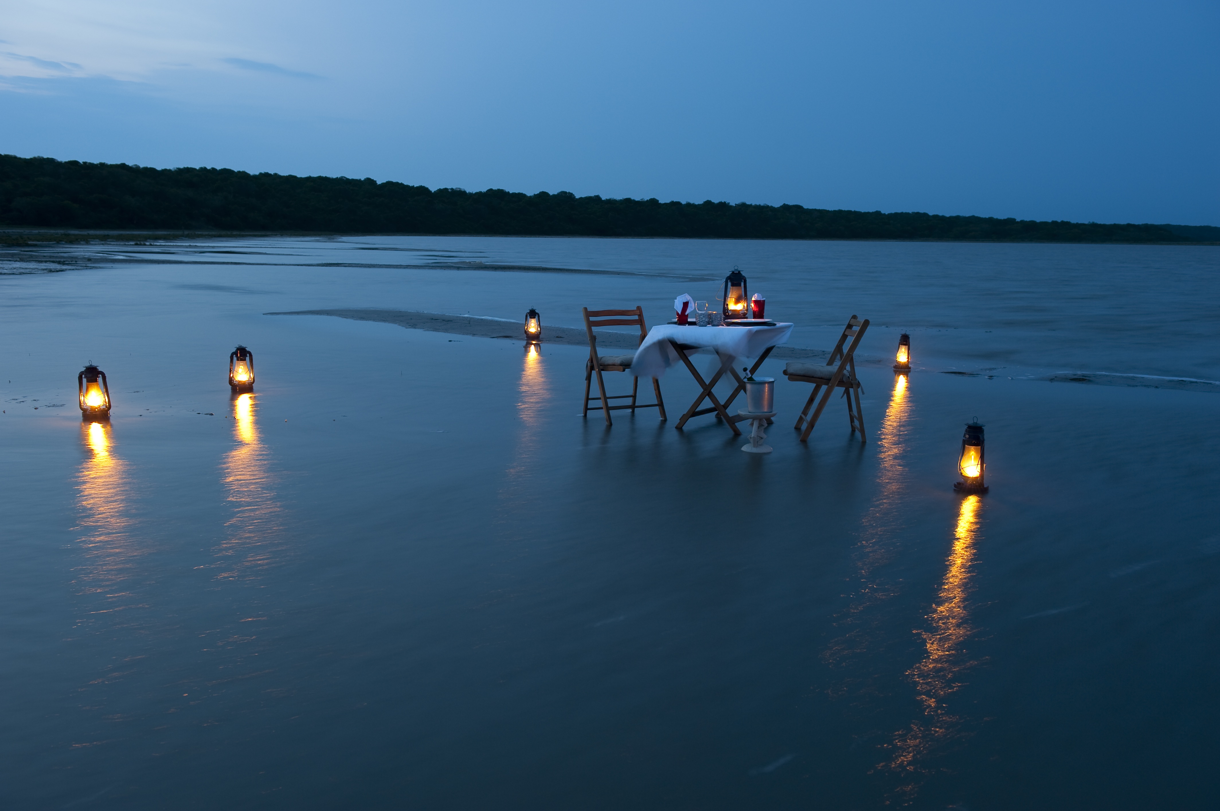 Romantic Private Dining on the shores of St Lucia