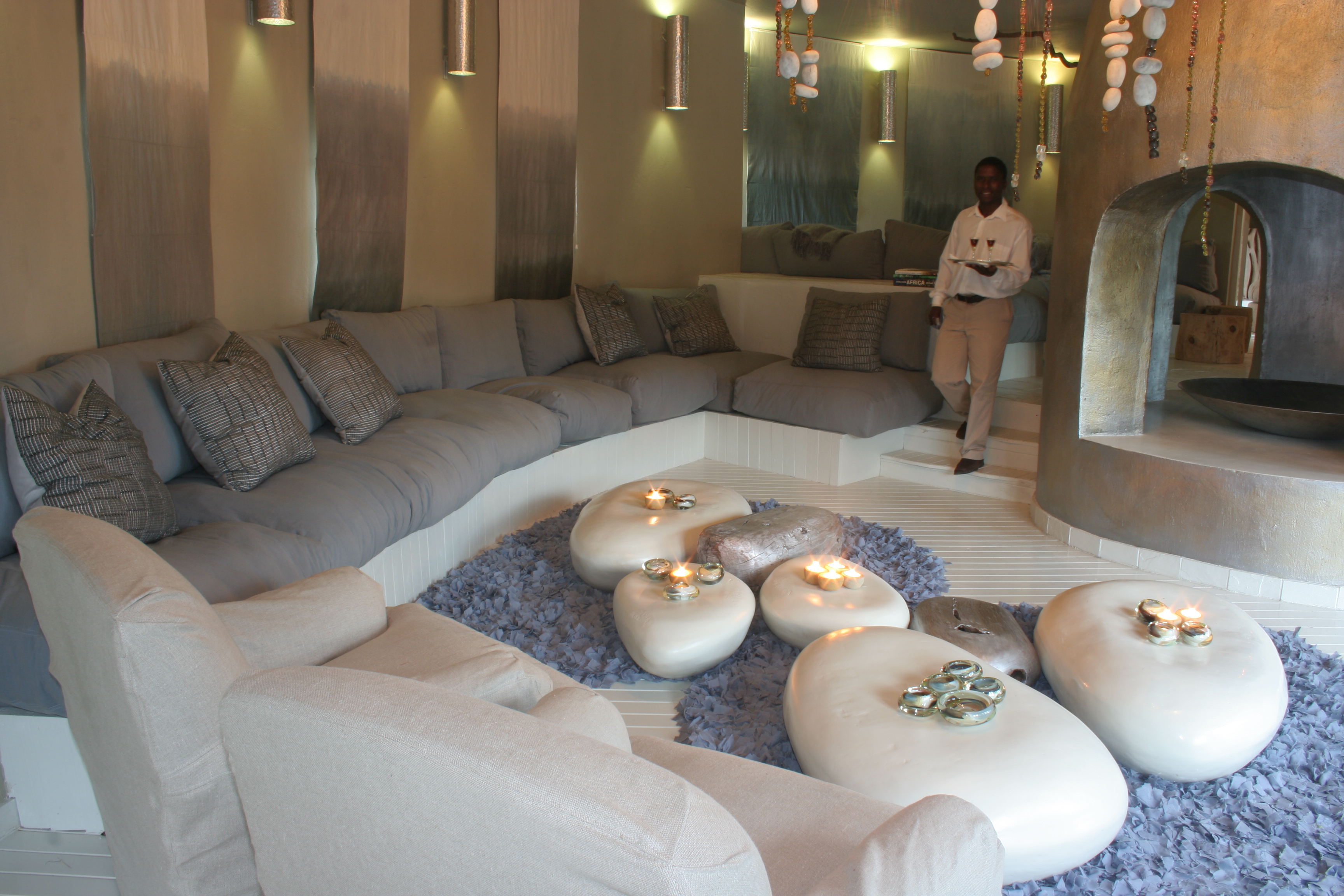 Interior of the lodge