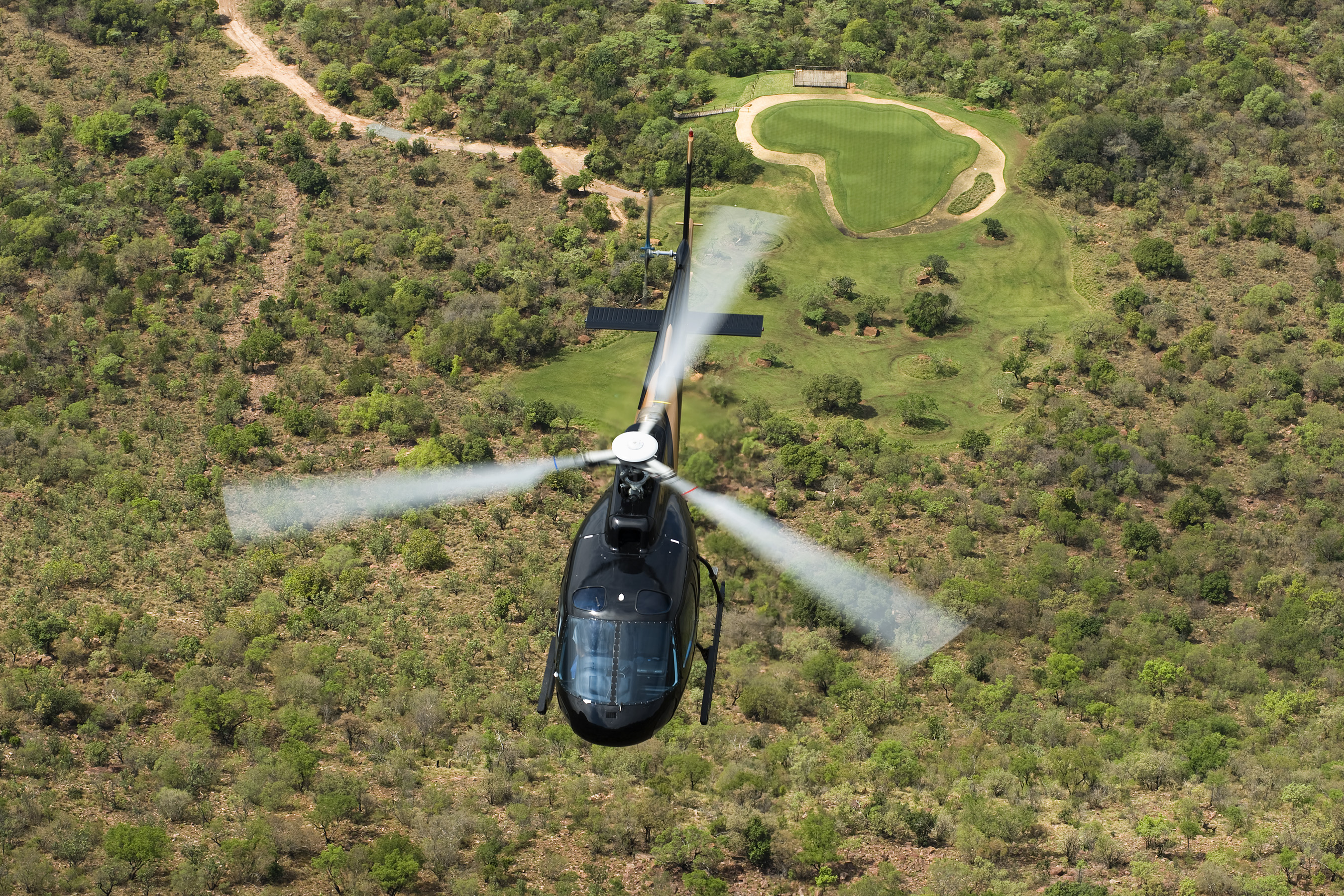 Heli over Africa